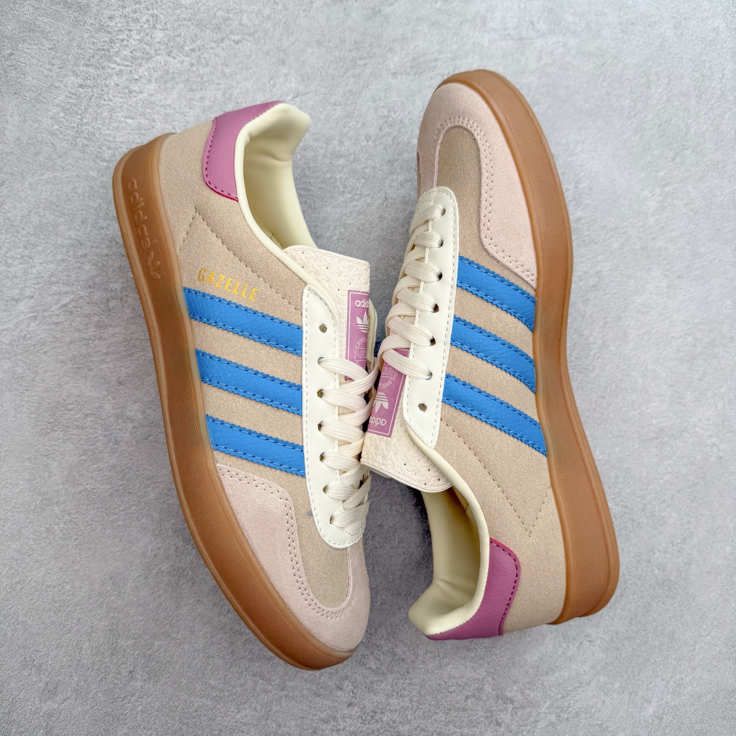 图片[3]-AD Gazelle Indoor Trainers 羚羊内训系列低帮复古百搭休闲运动德训风板鞋 JQ0010 90年代经典的复刻版！自60年代以足球训练鞋面世以来,Gazelle就以其经典设计席卷全球。1991年版本的复刻,再造经典Gazelle。采用皮革打造,搭配浊色细节,让这款经典更加简约。尺码：36 36⅔ 37⅓ 38 38⅔ 39⅓ 40 40⅔ 41⅓ 42 42⅔ 43⅓ 44⅓ 44⅔ 45-选品中心