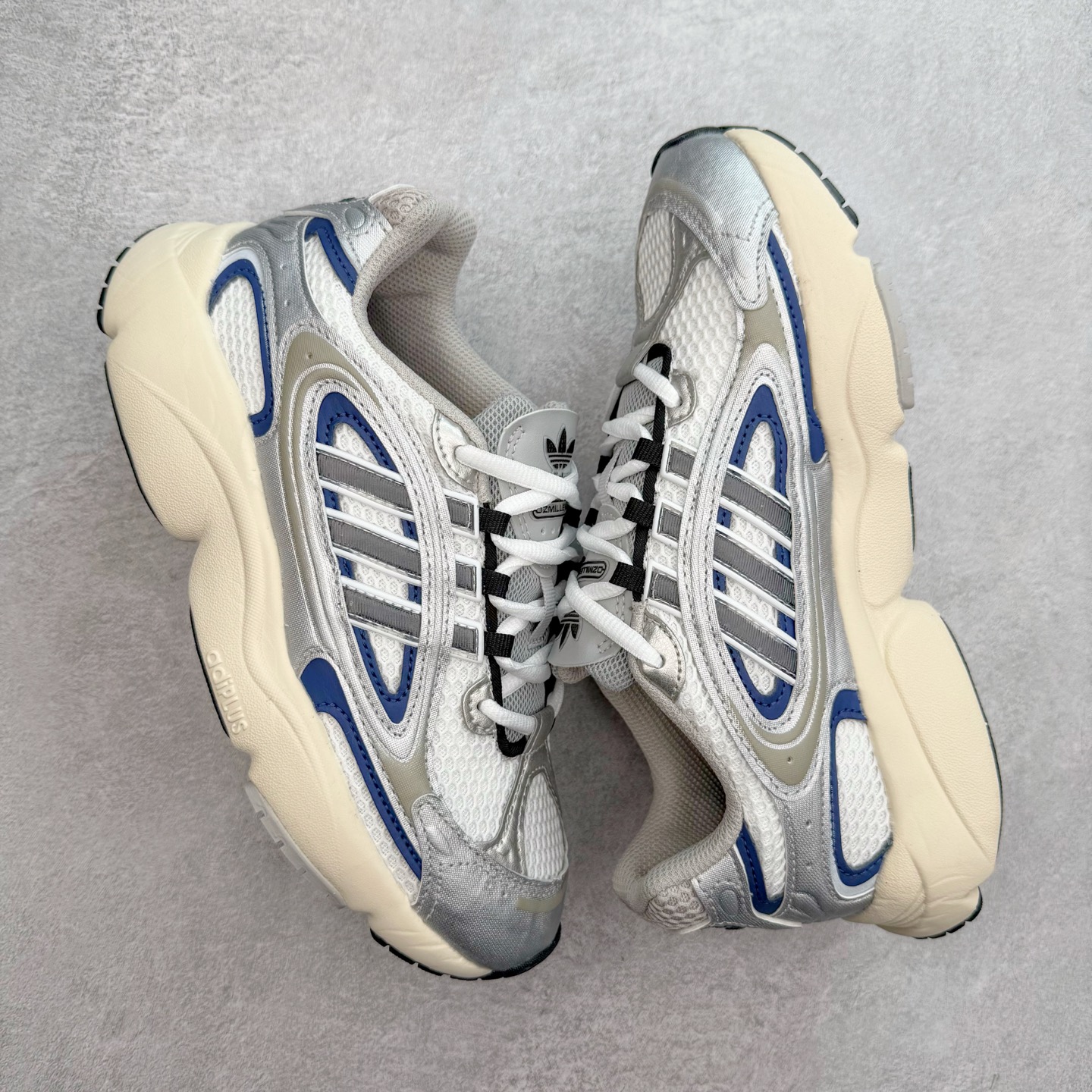 图片[3]-AD Originals Ozmillen OZ米伦1.0系列低帮老爹风复古透气缓震休闲运动慢跑鞋 IF6582 尺码：36 36⅔ 37⅓ 38 38⅔ 39⅓ 40 40⅔ 41⅓ 42 42⅔ 43⅓ 44 44⅔ 45-选品中心