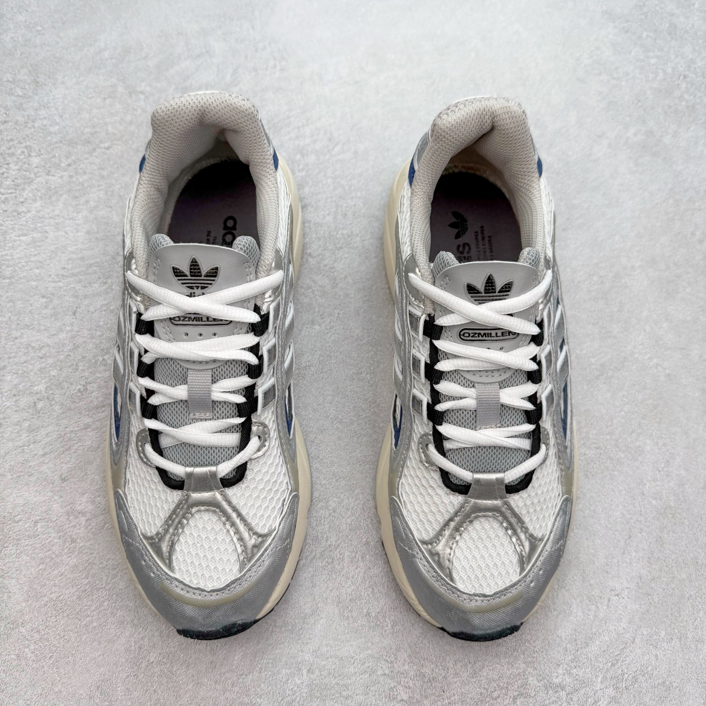 图片[2]-AD Originals Ozmillen OZ米伦1.0系列低帮老爹风复古透气缓震休闲运动慢跑鞋 IF6582 尺码：36 36⅔ 37⅓ 38 38⅔ 39⅓ 40 40⅔ 41⅓ 42 42⅔ 43⅓ 44 44⅔ 45-选品中心