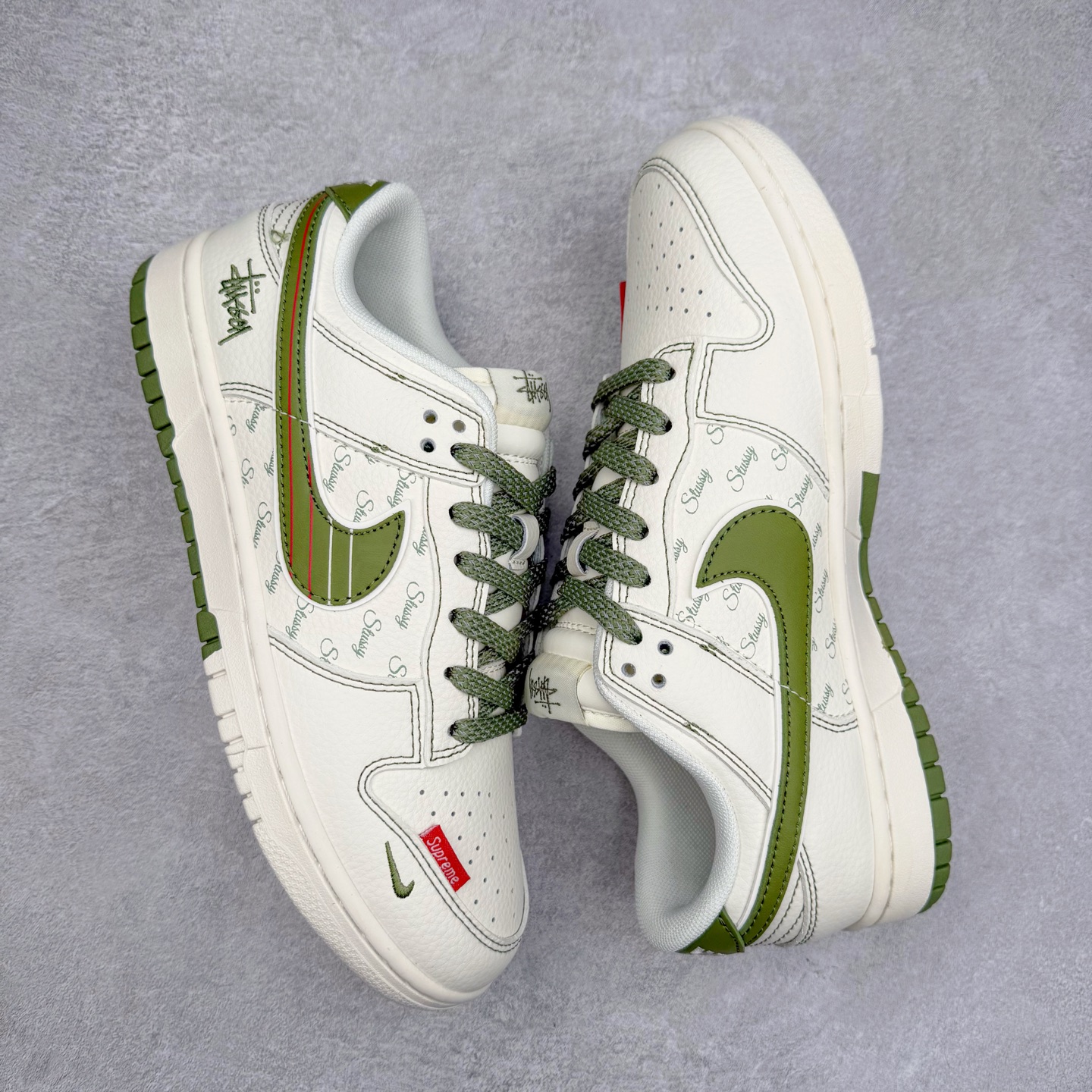 图片[3]-NK Dunk Low 定制配色 XS6089-553 大厂出品 极力推荐 原装头层材料 独家版型蒸餾加工帶來的是更好的视觉和脚感体验大厂纯原品质出货 清洁度 电绣工艺 皮料切割干净无任何毛边 细节完美 实拍调校N版已经零色差零失真 百分百还原实物色彩所见即所得 不存在货不对板色差等低级问题 选购参考实物拍摄 不混卖不参货 只用心做好货严格选品 承诺混一赔十 尺码：36 36.5 37.5 38 38.5 39 40 40.5 41 42 42.5 43 44 44.5 45-选品中心