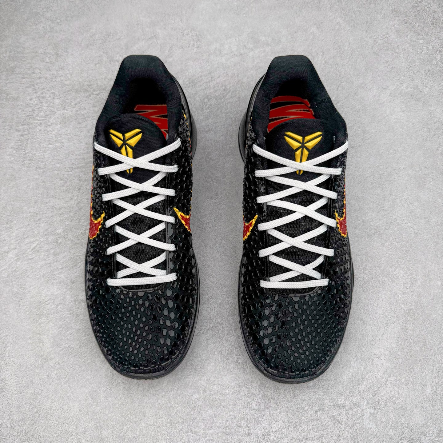 图片[2]-＃纯原 NK Zoom Kobe 6 Protro 科比六代 PE2025-103 圈内顶级批次 完美复刻公司货 前掌超大Zoom Turbo气垫 后掌EVA缓震 真正的原汁原味 还原ZP脚感 全身鞋材卡料色独家定制 唯一正确喷漆工艺Swoosh 正确凹凸蛇鳞工艺 正确鞋面渐变效果 内全置真动飞态线 独立原厂模具 最大尺码达到48.5码 首批不拼图大几率过验 亲测已过 支持各种高强度实战 无需担心 上脚价 补货周期极长 脚宽建议买大半码 科比系列前掌偏窄 不影响二次销售 支持七天无理由退换 尺码：41 42 42.5 43 44 44.5 45 45.5 46 47.5-选品中心