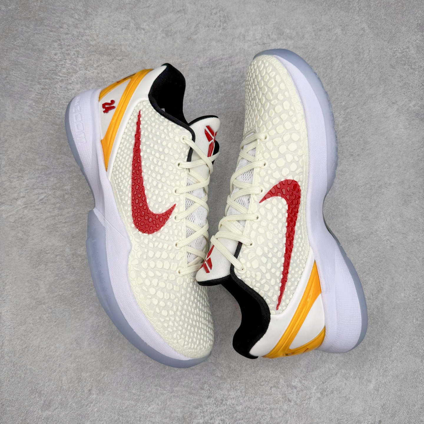 图片[3]-＃纯原 NK Zoom Kobe 6 Protro 科比六代 PE2025-103 圈内顶级批次 完美复刻公司货 前掌超大Zoom Turbo气垫 后掌EVA缓震 真正的原汁原味 还原ZP脚感 全身鞋材卡料色独家定制 唯一正确喷漆工艺Swoosh 正确凹凸蛇鳞工艺 正确鞋面渐变效果 内全置真动飞态线 独立原厂模具 最大尺码达到48.5码 首批不拼图大几率过验 亲测已过 支持各种高强度实战 无需担心 上脚价 补货周期极长 脚宽建议买大半码 科比系列前掌偏窄 不影响二次销售 支持七天无理由退换 尺码：41 42 42.5 43 44 44.5 45 45.5 46 47.5-选品中心