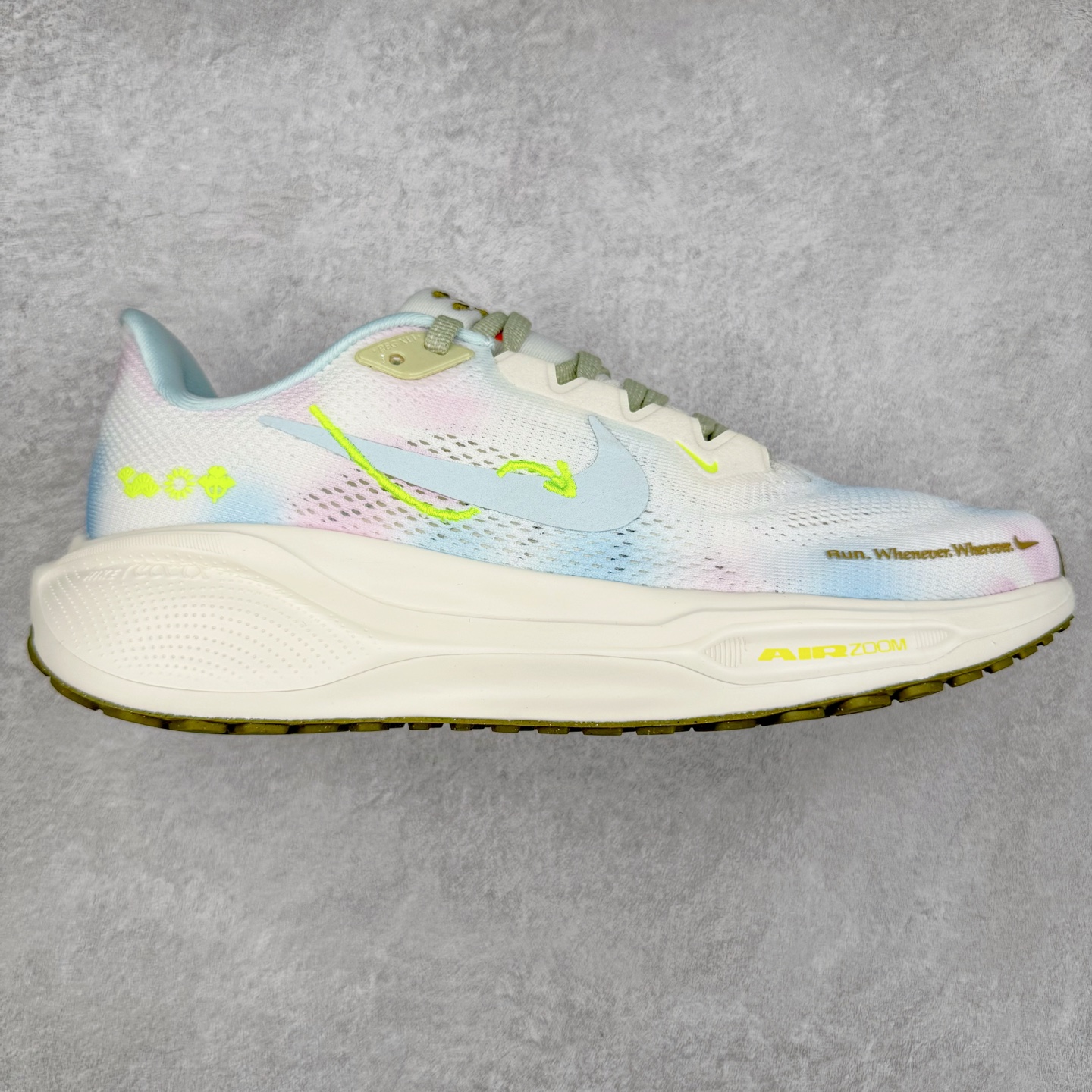 ＃TG纯原 NK Zoom Pegasus 飞马41代马拉松系列网面透气缓震疾速跑鞋 独家渠道 市面未流通批次 奥莱直播间499 599一样的东西 碾压市面现存所有版本 公司一样的东西 超值回馈 帮你省钱 拥有 Zoom Air 一如既往的稳定感和流畅感 鞋面采用工程网眼设计 为特定高热区域营造出色透气性 进一步增加鞋面的穿孔数量 让足部能够快速散热 中足搭配 Flywire 飞线 在高速运动时营造舒适稳定的贴合感 内置Zoon气垫加持 动力十足 尺码：36 36.5 37.5 38 38.5 39 40 40.5 41 42 42.5 43 44 44.5 45-选品中心