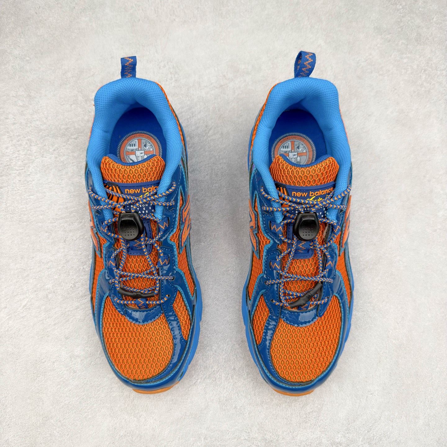 图片[2]-＃福利特价 New Balance MR740 NB新百伦系列复古老爹风休闲运动慢跑鞋 采用轻质牛剖革拼接透气网眼衬垫织物鞋面材质 T-Beam大底提供足步弓支撑 保持步态稳定#后跟搭载外露缓震胶 鞋身整体以各种深浅不一的灰色覆盖 鞋头以淡蓝色调装饰，网眼衬垫通过不规律的色块实现做旧的美感 泛黄的鞋底更是进一步增添了复古气息 尺码：36 37 37.5 38 38.5 39.5 40 40.5 41.5 42 42.5 43 44 45-选品中心