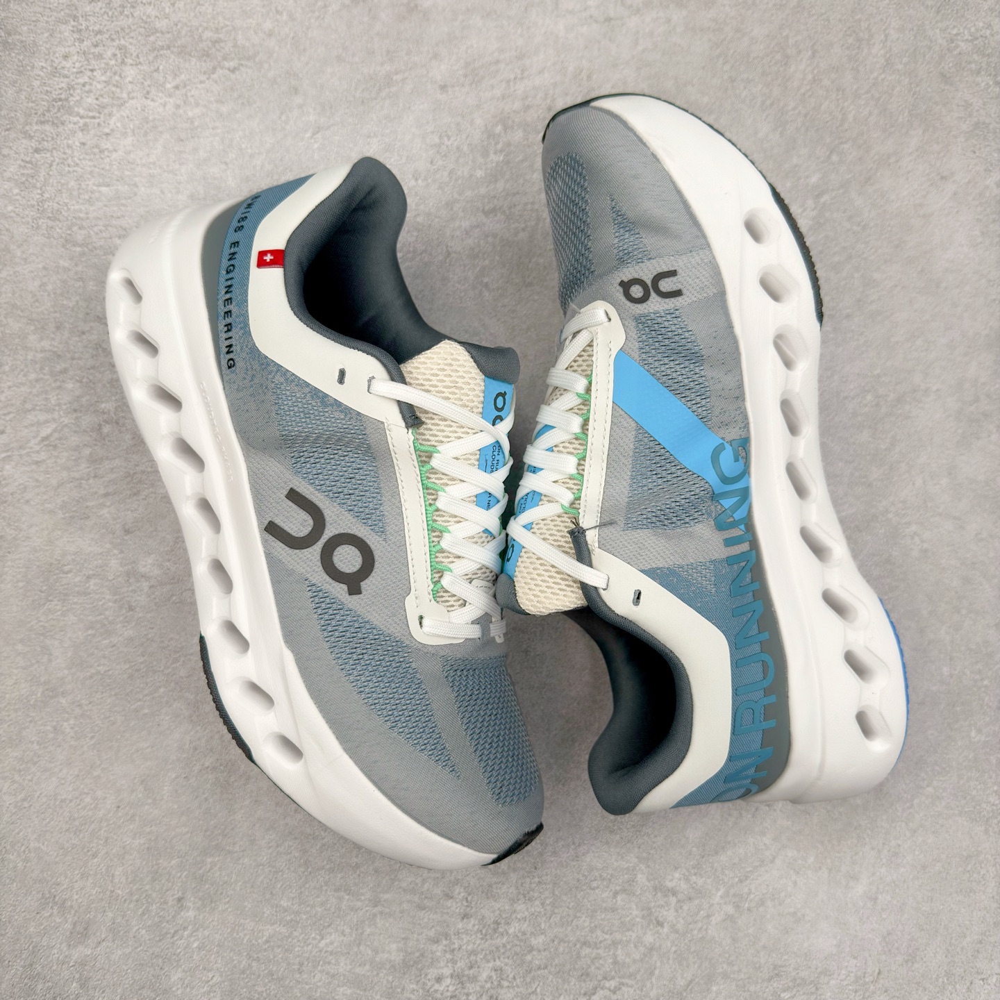 图片[3]-On昂跑 Cloudsurfer Next Wolf Honeydew 柔软舒适防滑耐磨低帮休闲跑步鞋 昂跑运动品牌 开创于2010年 缓震着陆、强效回弹、轻柔质感的设计构思始终是ON研制关键 与此同时基于“为全球提供革新性的跑步感受”信念 陆续推出了多款跑鞋及其以专业运动人体跑步工程学为设计关键的功能性跑步服饰设备 让跑者不费力气地畅快畅跑 尺码：36 36.5 37.5 38 38.5 39 40 40.5 41 42 42.5 43 44 44.5 45-选品中心