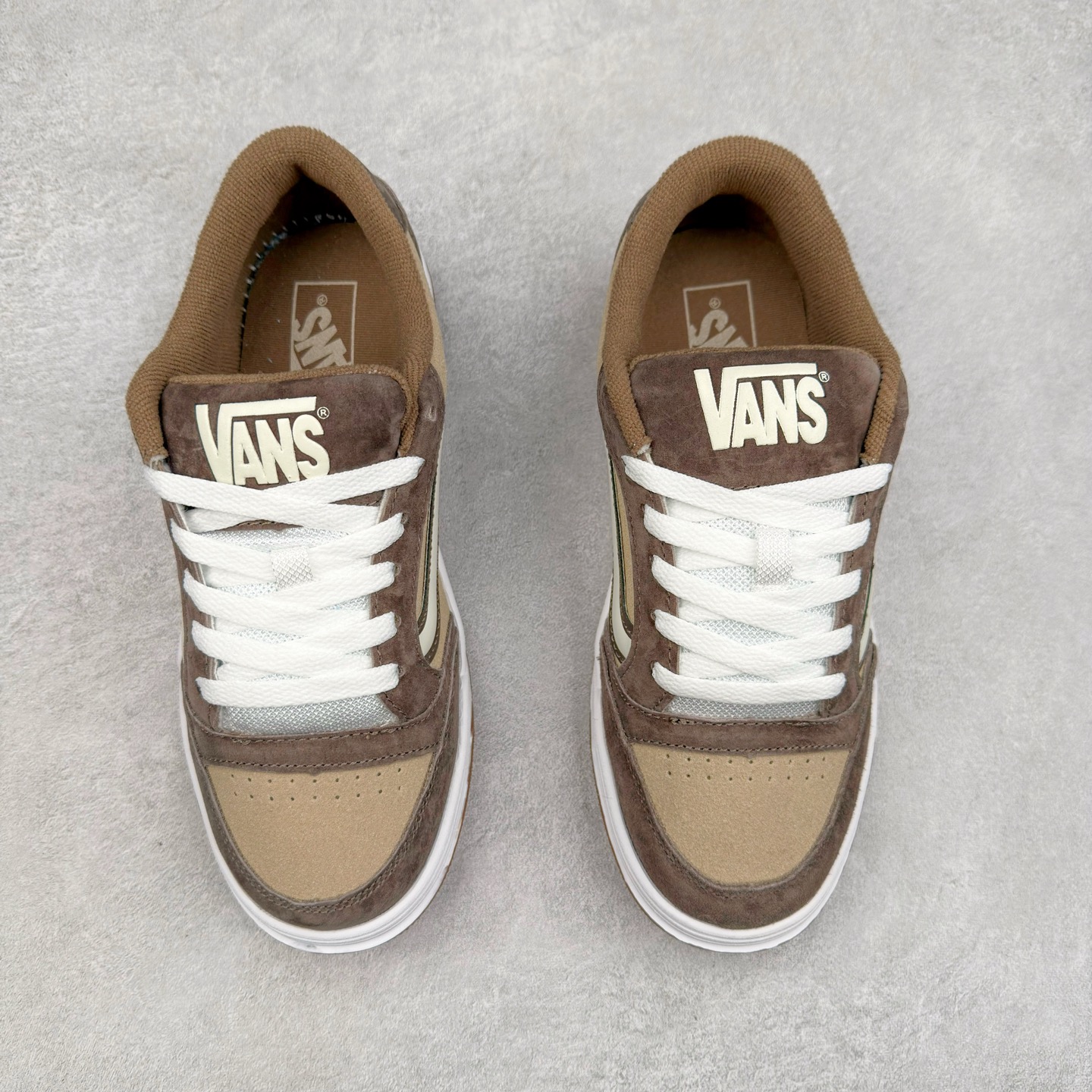 图片[2]-Vans Knu Skool 棕白生胶 官方新款 复古休闲胖胖面包鞋 肥胖版大Logo 原版全皮猪八面料 尺码：35 36 36.5 37 38 38.5 39 40 40.5 41 42 42.5 43 44-选品中心