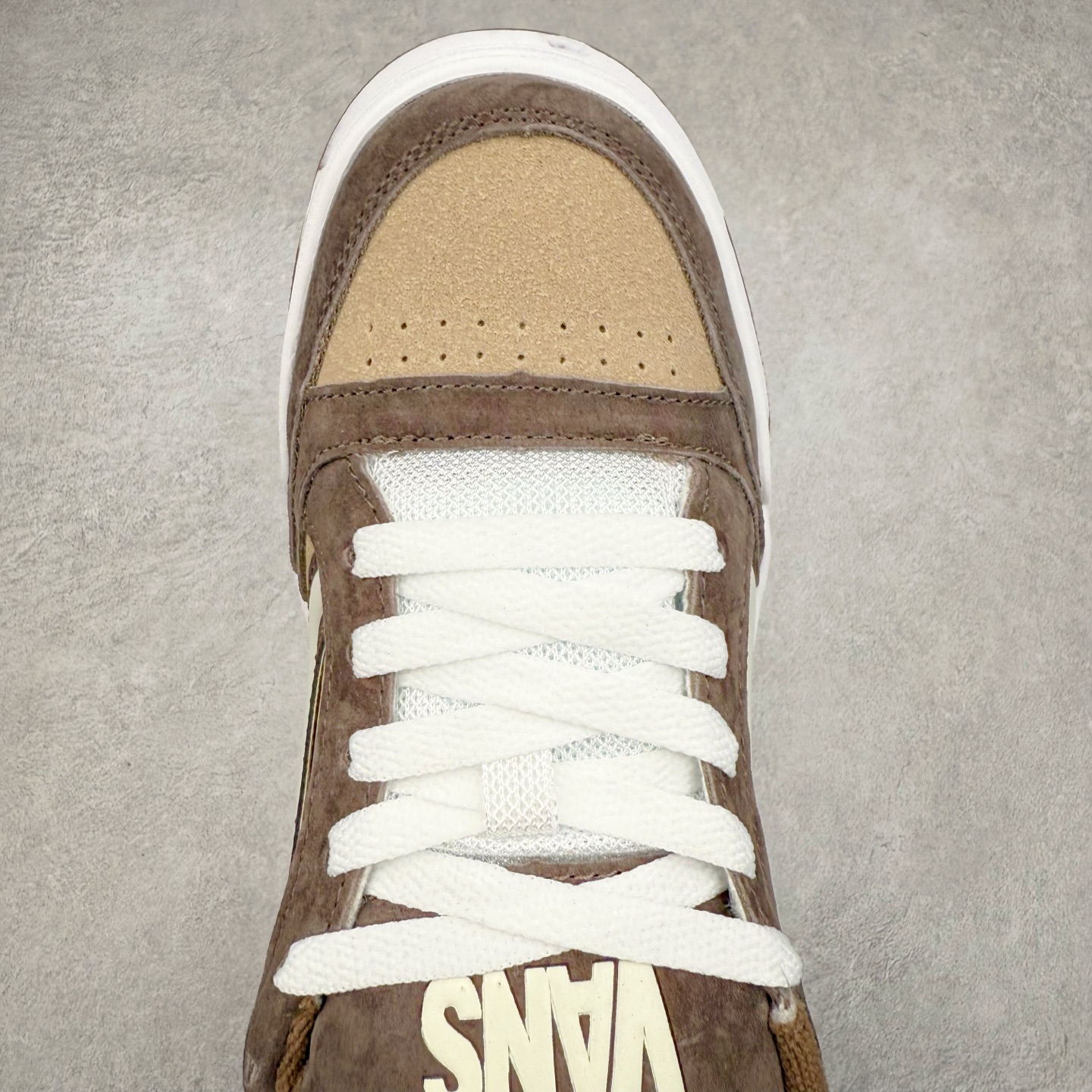 图片[4]-Vans Knu Skool 棕白生胶 官方新款 复古休闲胖胖面包鞋 肥胖版大Logo 原版全皮猪八面料 尺码：35 36 36.5 37 38 38.5 39 40 40.5 41 42 42.5 43 44-选品中心