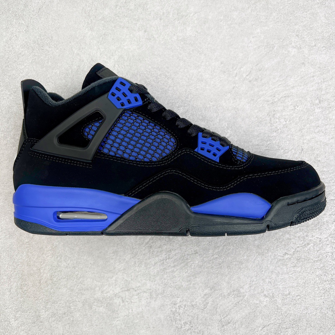 图片[4]-＃PB版 福利特价 Air Jordan AJ4 Retro 耗时半年巨作 全套原纸板楦头开发 调试30余版 确保原汁原味完美呈现四代版型 一比一鞋头弧度高度趴度鞋身弧度 此版本只针对中端市场 皮料材质有所更替 其他数据细节工艺流程均保持公司一致 细节品控鞋型随意秒杀市面3XX 4XX 原厂TPU网格鞋带扣 正确内里网布 菱角分明不变形无多余毛边 柔软性质感一致于原鞋 原厂织唛标 原厂飞人电绣工艺 独家绑鞋带手法 印刷中底布 四线拉帮 米色美纹纸贴合固定 进口港宝加持 后跟自然饱满 全鞋荧光划线卡点 追求极致完美 每一双都是工艺品 多重QC质检 超越公司货的品控标准 实实在在的免检产品 尺码：40 40.5 41 42 42.5 43 44 44.5 45 46 47.5-选品中心