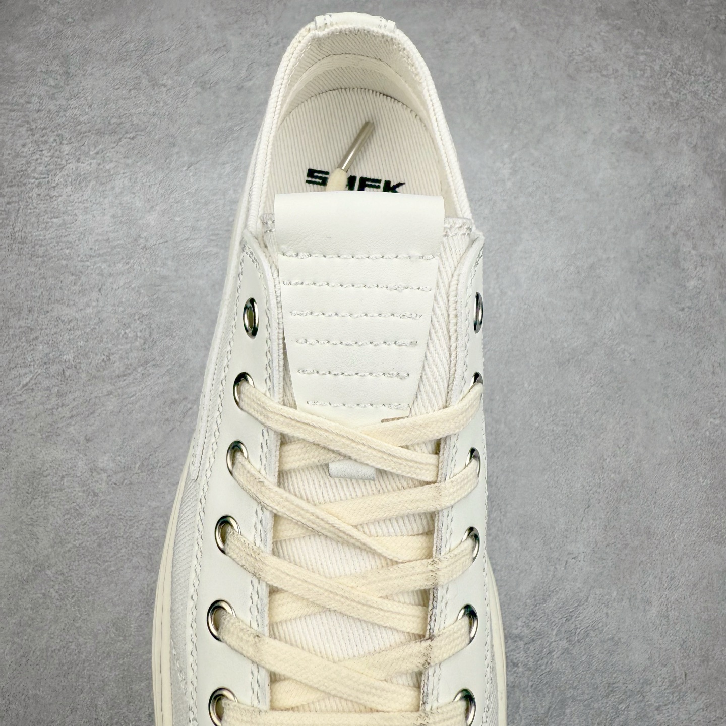 图片[5]-小红书穿搭爆款 国潮当红设计师品牌SMFK Garden Vintage Skate Low 花园系列低帮复古厚底十字花帆布休闲松糕做旧小脏板鞋 广东原产 采用棉质粗斜纹帆布洗旧磨损效果鞋面材质 外置轻量TR橡胶5.0cm厘米松糕大底 Z 尺码：35 36 37 38 39 40-选品中心