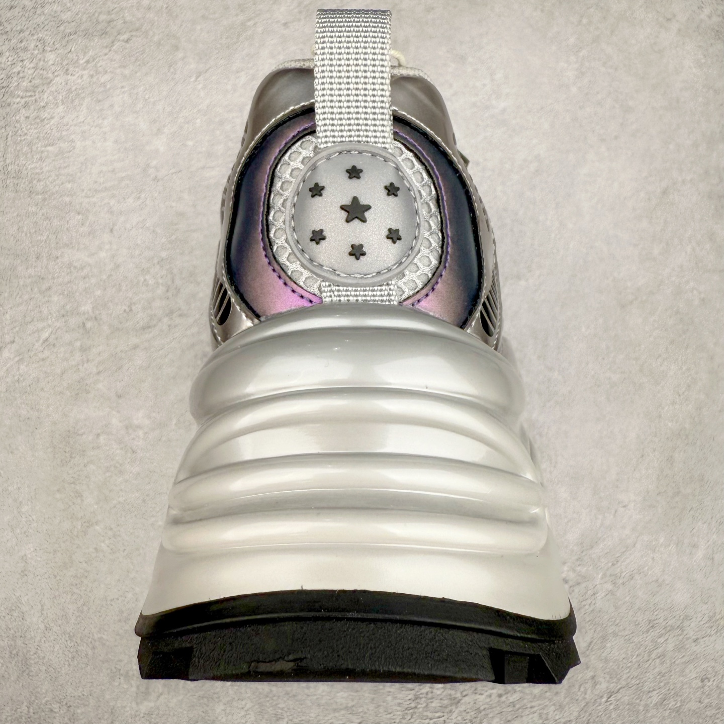 图片[8]-GG-CC赵露思2025新款厚底增高休闲运动老爹鞋系列 广东大厂出品 7CM厚底增高 星河粒子 银白粉色 银角大王 完美细节 25ss春季新款厚底增高 大长腿 时髦look轻松定格 不费力展现率性氛围 高档银盒 酷帅机能风不规则设计大底 拼色造型设计 轻便舒适百搭 GGCC银白配色好温柔 三层组合月牙底 柔软有弹性的月牙底和增加舒适度显腿长的7cm增高 长时间走路和站立都不累脚舒适度和少女感 厚底增高 不管怎么搭都好看~尺码：35 36 37 38 39 40-选品中心