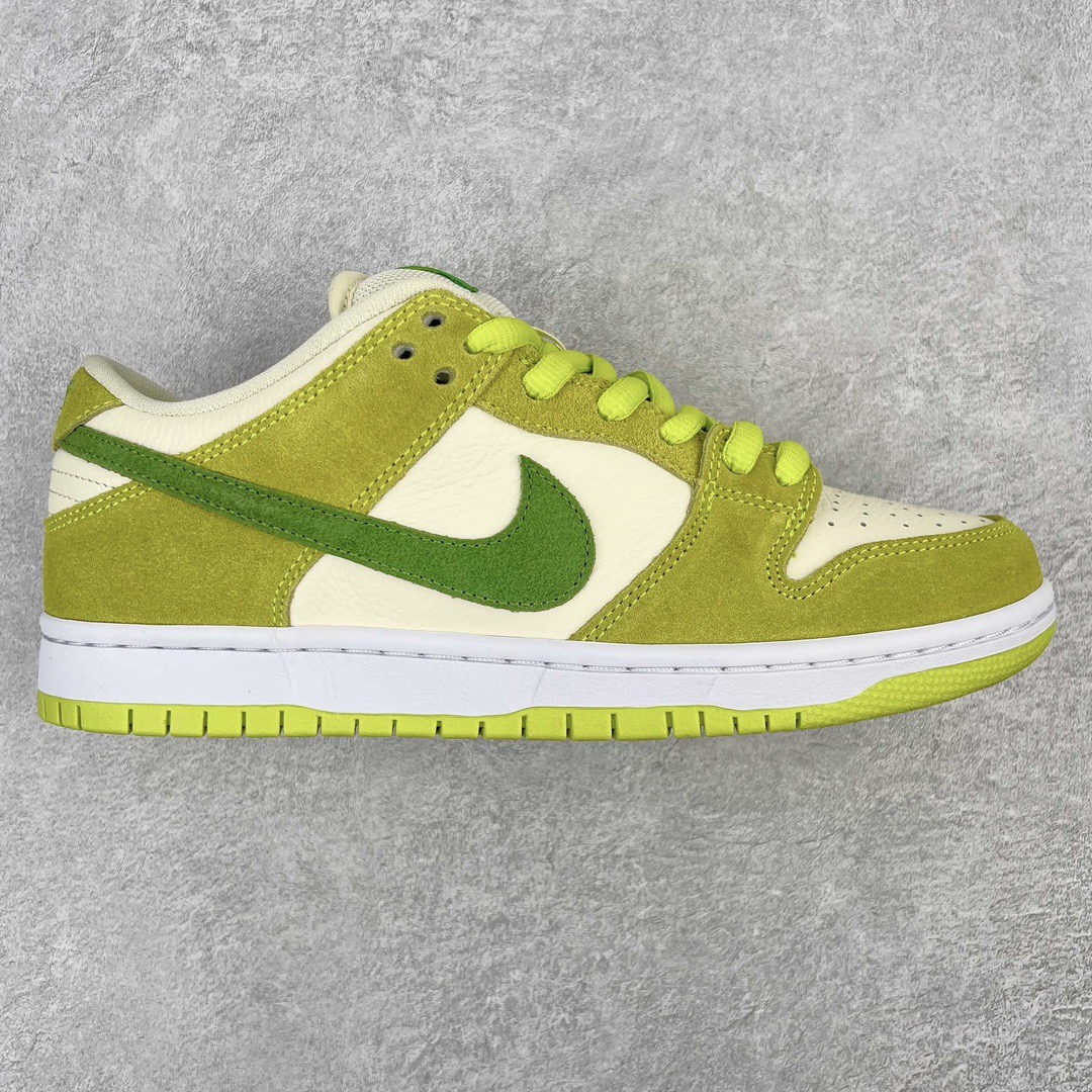 ＃S2纯原福利 NK SB Dunk Low Pro 米绿青苹果 DM0807-300 独家原厂航空铝磨具打磨大底 鞋头坡度极致还原 原盒原配 圈内天花板工艺 原厂冲刀 超高清洁度 全鞋零毛边皮料切割 全套原楦原模倾力打造完美版型 采用原厂百宏鞋带以及原厂百宏织唛舌标 内标可供原厂几率过验 原厂中底布黄色点胶 原厂中底布拉帮走线遵循公司‼️尺码：36 36.5 37.5 38 38.5 39 40 40.5 41 42 42.5 43 44 44.5 45 46 47.5 48.5-选品中心