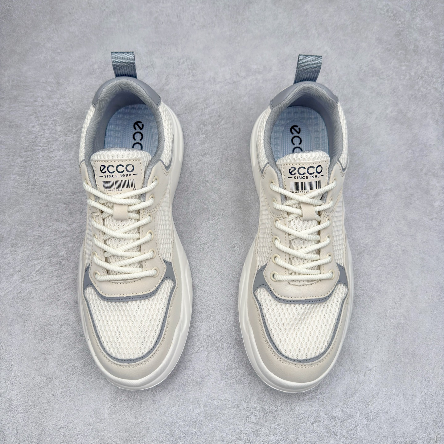 图片[2]-ECCO爱步运动鞋男 夏季网面透气休闲跑步鞋男 健步BIOM系列 多种材质拼接鞋面，脚感舒适，清爽柔软 出街有型 自然律动科技，符合人体工学鞋楦 贴近足部天然形态 休闲编织系带 穿脱方便 更好的调节松紧 舒适透气内里 柔软亲肤 全新的轻量发泡底材料橡胶大底 柔软舒适，轻量回弹，脚感更轻盈 凹凸底纹 增强鞋子摩擦力和防滑性 轻盈自如 适跑畅练 尺码：39 40 41 42 43 44（运动码）-选品中心