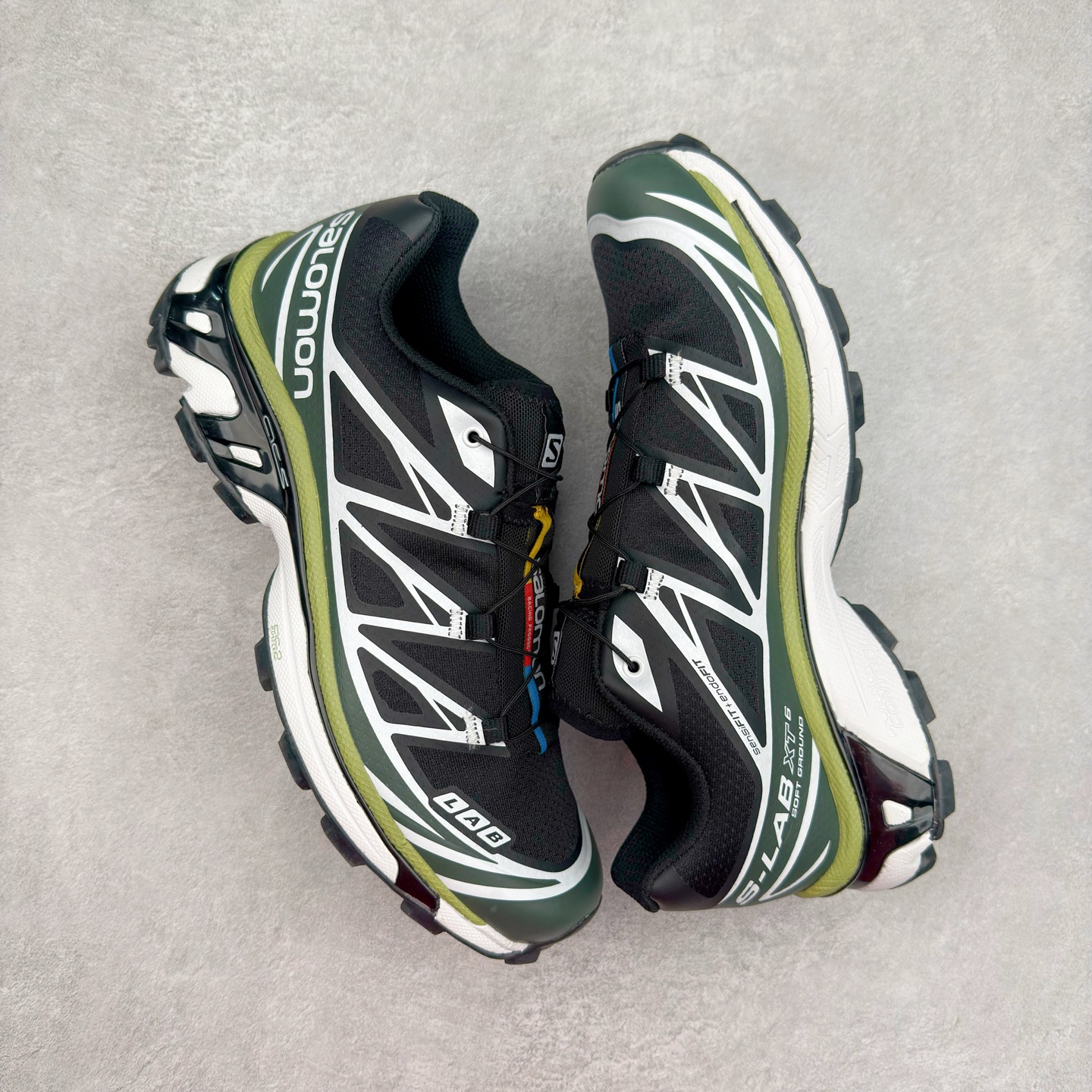 图片[3]-＃纯原福利 Salomon 萨洛蒙 XT-6 复古机能户外跑鞋 这双XT-6 鞋面以锯齿状的包裹系统呈现 在黑色基底之下加入了各种色点缀 内嵌式的袜套设计与 Quicklace 系带系统一道 实现了立体包裹与精准贴合 结合 Contagrip 大底科技 让穿着者可以轻松驾驭户外与通勤下的任何运动生活场景 无缝鞋身户外随意纵横 颜值与脚感兼备 出街通勤 绝对非常吸睛 你值得拥有 尺码：36 36.5 37.5 38 38.5 39 40 40.5 41 42 42.5 43 44 44.5 45-选品中心