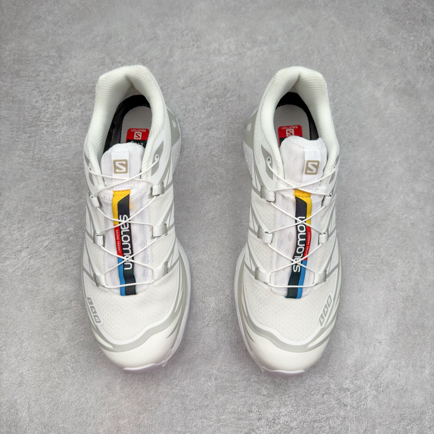 图片[2]-＃纯原福利 Salomon 萨洛蒙 XT-6 复古机能户外跑鞋 这双XT-6 鞋面以锯齿状的包裹系统呈现 在黑色基底之下加入了各种色点缀 内嵌式的袜套设计与 Quicklace 系带系统一道 实现了立体包裹与精准贴合 结合 Contagrip 大底科技 让穿着者可以轻松驾驭户外与通勤下的任何运动生活场景 无缝鞋身户外随意纵横 颜值与脚感兼备 出街通勤 绝对非常吸睛 你值得拥有 尺码：36 36.5 37.5 38 38.5 39 40 40.5 41 42 42.5 43 44 44.5 45-选品中心