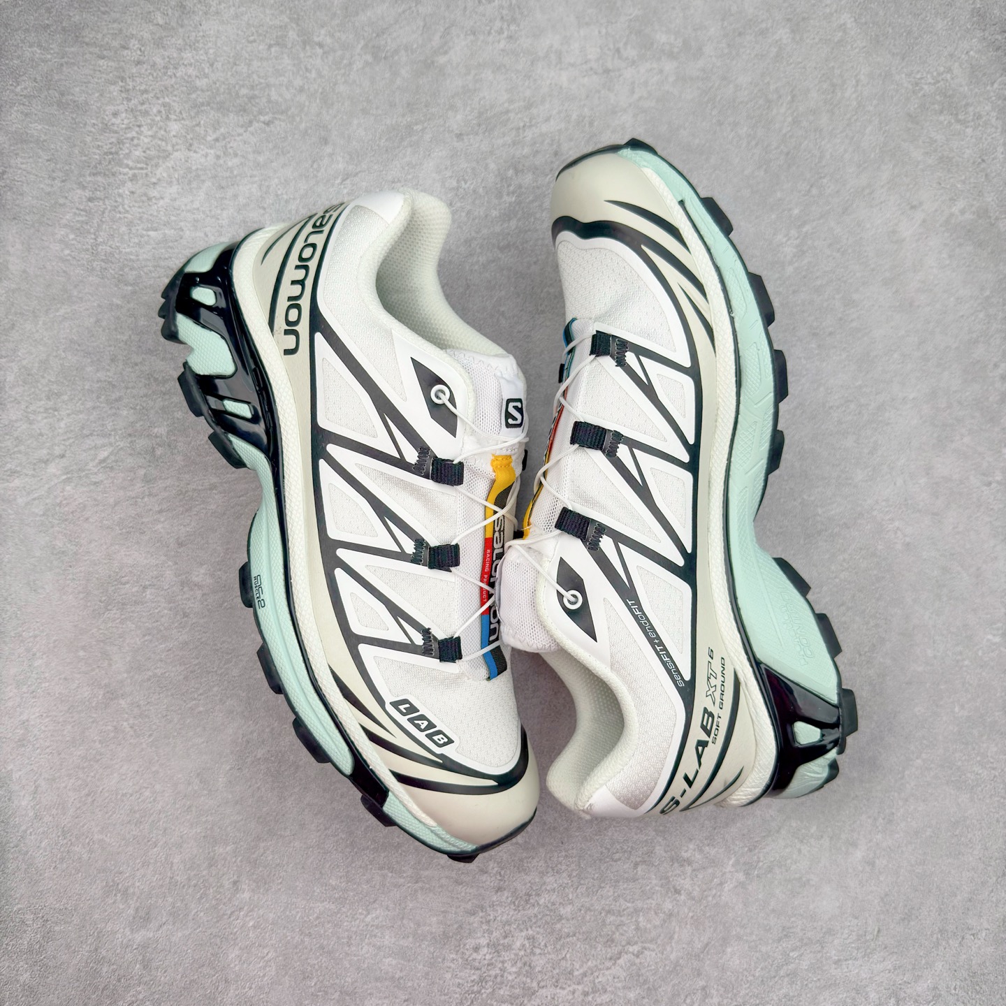 图片[3]-＃纯原福利 Salomon 萨洛蒙 XT-6 复古机能户外跑鞋 这双XT-6 鞋面以锯齿状的包裹系统呈现 在黑色基底之下加入了各种色点缀 内嵌式的袜套设计与 Quicklace 系带系统一道 实现了立体包裹与精准贴合 结合 Contagrip 大底科技 让穿着者可以轻松驾驭户外与通勤下的任何运动生活场景 无缝鞋身户外随意纵横 颜值与脚感兼备 出街通勤 绝对非常吸睛 你值得拥有 尺码：36 36.5 37.5 38 38.5 39 40 40.5 41 42 42.5 43 44 44.5 45-选品中心