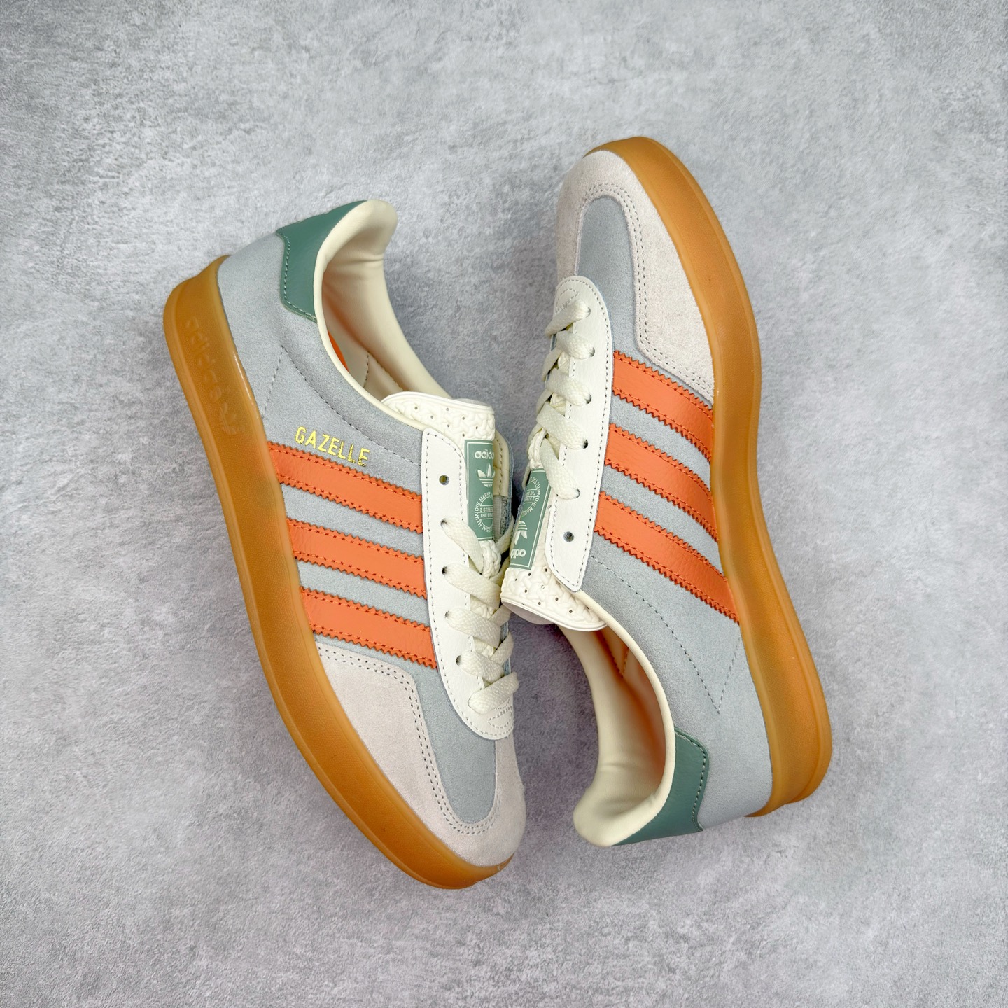 图片[3]-AD Gazelle Indoor Trainers 羚羊内训系列低帮复古百搭休闲运动德训风板鞋 JQ0011 90年代经典的复刻版！自60年代以足球训练鞋面世以来,Gazelle就以其经典设计席卷全球。1991年版本的复刻,再造经典Gazelle。采用皮革打造,搭配浊色细节,让这款经典更加简约。尺码：36 36⅔ 37⅓ 38 38⅔ 39⅓ 40 40⅔ 41⅓ 42 42⅔ 43⅓ 44⅓ 44⅔ 45-选品中心