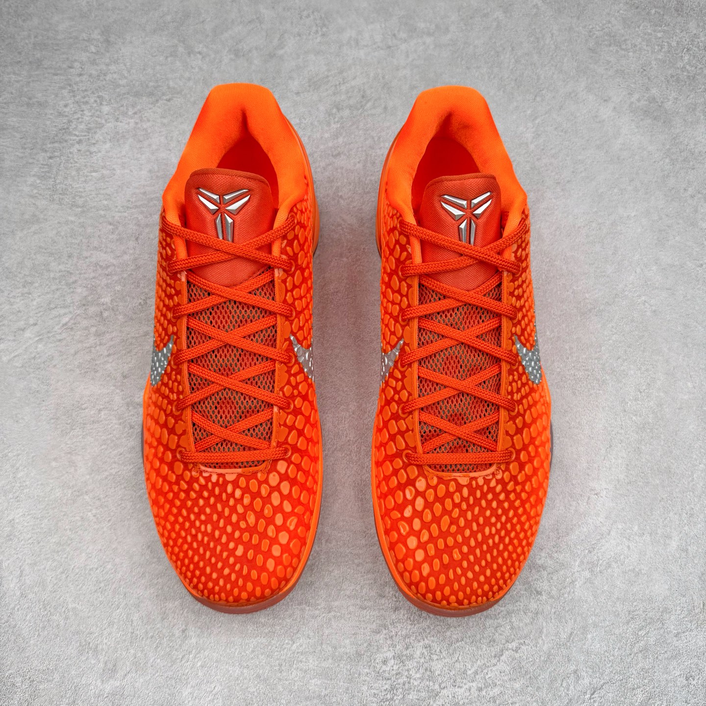 图片[2]-＃GX纯原 NK Zoom Kobe 6 Protro 科比六代 暴力橙 IH1871-800 完美复刻公司货 前掌超大Zoom Turbo气垫 后掌EVA缓震 真正的原汁原味 还原ZP脚感 全身鞋材卡料色独家定制 唯一正确喷漆工艺Swoosh 正确凹凸蛇鳞工艺 正确鞋面渐变效果 内全置真动飞态线 独立原厂模具 最大尺码达到48.5码 首批不拼图大几率过验 亲测已过 支持各种高强度实战 无需担心 上脚价 补货周期极长 脚宽建议买大半码 科比系列前掌偏窄 不影响二次销售 支持七天无理由退换 尺码：40 40.5 41 42 42.5 43 44 44.5 45 45.5 46 47.5 48.5 49.6 50.5-选品中心