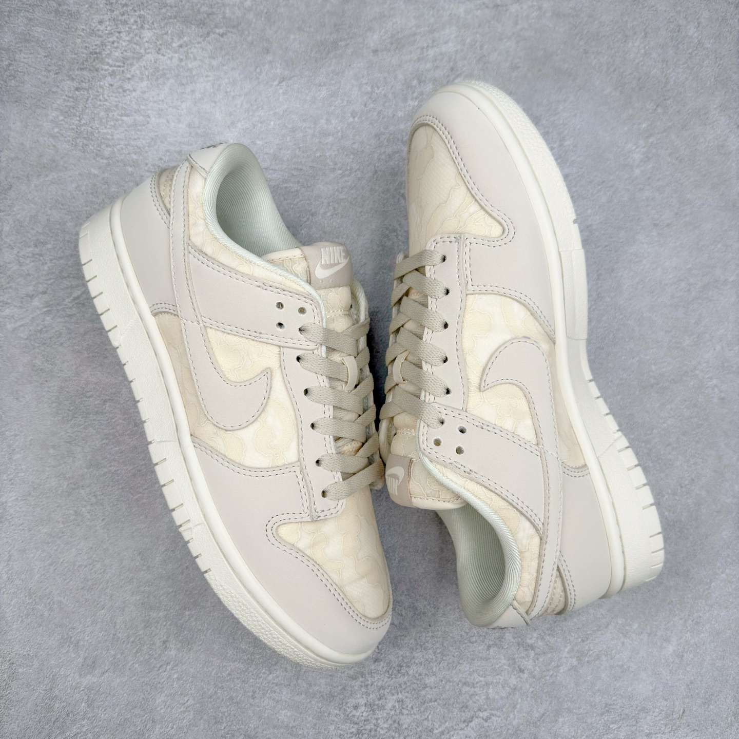 图片[3]-＃F版 NK Dunk Low 米灰白 HJ5870-100 性价比王者 极限压缩利润空间 超乎所想的高性价比 用料绝不含糊 原盒原配 正确耐磨橡胶大底 超高清洁度 全鞋零毛边皮料切割 全套原楦原模倾力打造完美版型 尺码：36 36.5 37.5 38 38.5 39 40 40.5 41 42 42.5 43 44 44.5 45 46 47.5-选品中心