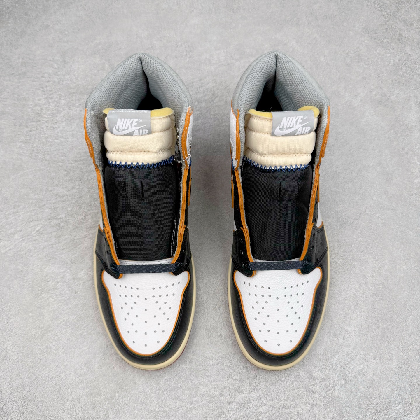 图片[2]-＃XP纯原 Union x Air Jordan AJ1 Retro High NRG 联名四色拼接黑白红 BV1300-106 原盒原配 原厂拉帮工艺 针距密度一致 全新升级网板中底 原楦原纸板开发 后跟弧度收口自然不对折 极致一眼正品既视感 原厂皮料 进口玻璃冲刀皮料裁剪零毛边 承诺百分百一致原鞋 全鞋电脑针车工艺 鞋面清洁度最高QC检验标准 控制溢胶 飞翼3D高频深度立体 鞋盒、防尘纸 均采购来自原厂 尺码：36 36.5 37.5 38 38.5 39 40 40.5 41 42 42.5 43 44 44.5 45 46 47.5-选品中心