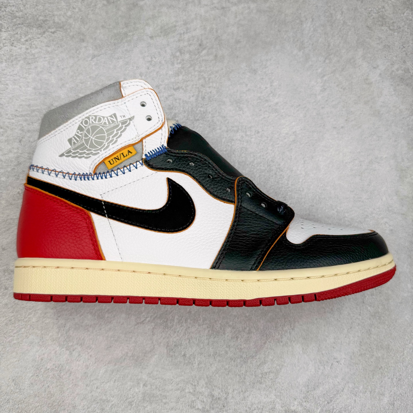 ＃XP纯原 Union x Air Jordan AJ1 Retro High NRG 联名四色拼接黑白红 BV1300-106 原盒原配 原厂拉帮工艺 针距密度一致 全新升级网板中底 原楦原纸板开发 后跟弧度收口自然不对折 极致一眼正品既视感 原厂皮料 进口玻璃冲刀皮料裁剪零毛边 承诺百分百一致原鞋 全鞋电脑针车工艺 鞋面清洁度最高QC检验标准 控制溢胶 飞翼3D高频深度立体 鞋盒、防尘纸 均采购来自原厂 尺码：36 36.5 37.5 38 38.5 39 40 40.5 41 42 42.5 43 44 44.5 45 46 47.5-选品中心