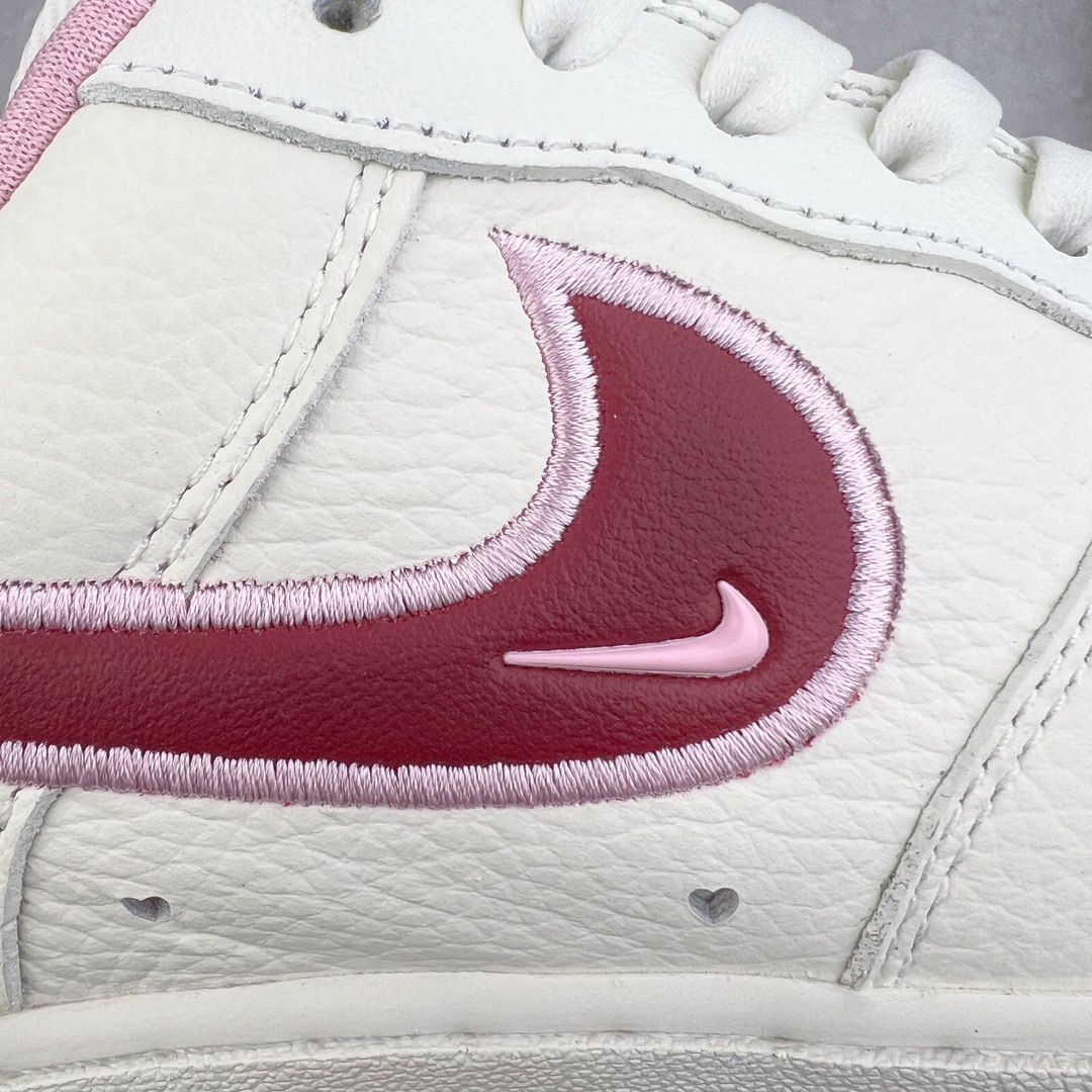 图片[12]-＃LJ渠道版福利 NK Wmns Air Force 1\’07 Low \\\”Valentine’s Day\\\” 空军一号低帮经典百搭休闲运动板鞋“米白粉酒红樱桃情人节”FD4616-161 贝利原厂特供头层皮料 全鞋电脑针车 工整有序 原厂港宝加持完美还原灵魂版型 原盒原配从里到外百分百还原 原厂全头层原厂皮料 原标原盒 内置Sole气垫 中底白色背胶 中底划线 已经无限的接近公司 原厂楦头 原厂刺绣 后跟弧度修正 正确中底四线防伪 尺码对应库存明细‼️-选品中心