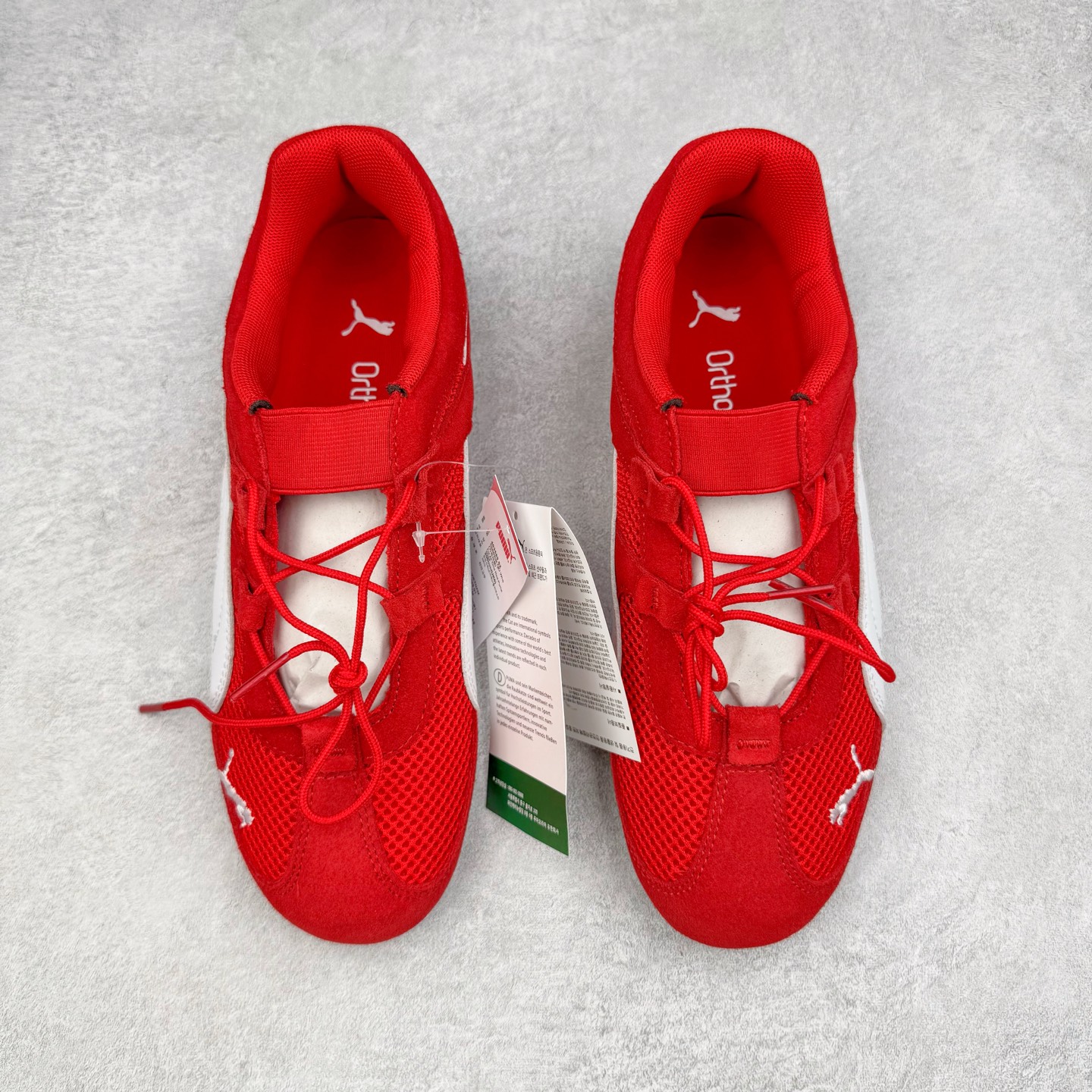 图片[2]-＃DT PUMA Speedcat Ballerina 彪马柔软舒适防滑耐磨低帮生活休闲鞋芭蕾舞鞋单鞋玛丽珍鞋 这次，PUMA决定再对Speedcat来一次创新，以芭蕾舞鞋为灵感，将芭蕾舞鞋的灵动与轻盈感与赛车鞋融为一体，带来极具个性的全新鞋款Speedcat Ballerina。Speedcat Ballerina由Speedcat去除鞋舌、鞋带以及部分鞋侧位打造而成，鞋带部分被改为如同芭蕾鞋般的交叉弹性带，PUMA的标志依旧设计于鞋侧旁，整个鞋款外观变得更加优雅。Speedcat Ballerina 还汲取了赛车鞋的抓地设计，配备经典橡胶大底。尺码：36 37 37.5 38 38.5 39 40 40.5 41-选品中心