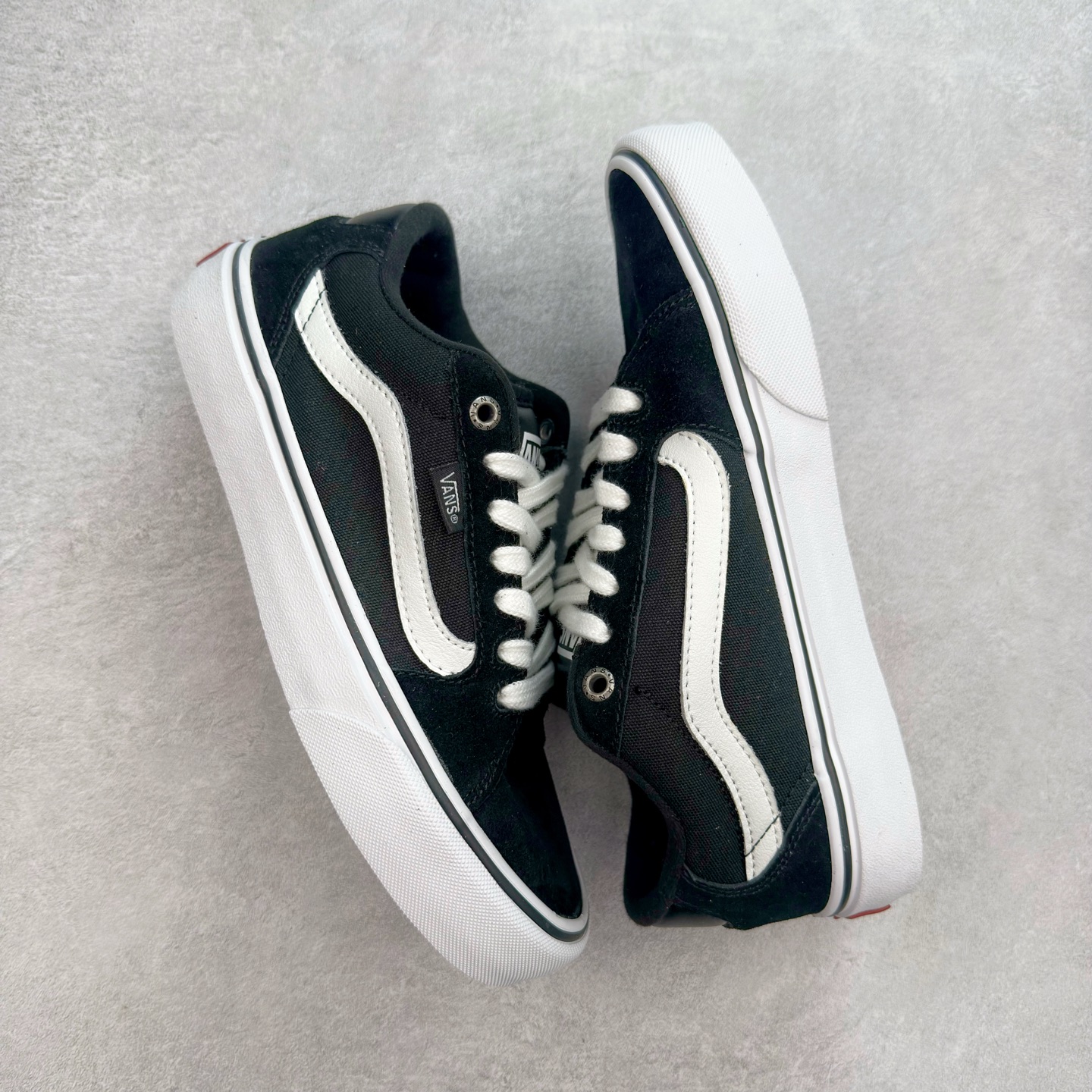 图片[3]-Vans Old Skool Faulkner 黑白 范斯官方 防滑轻便低帮休闲滑板鞋 货号：VN000SJVC4R 尺码：35 36 36.5 37 38 38.5 39 40 40.5 41 42 42.5 43 44-选品中心