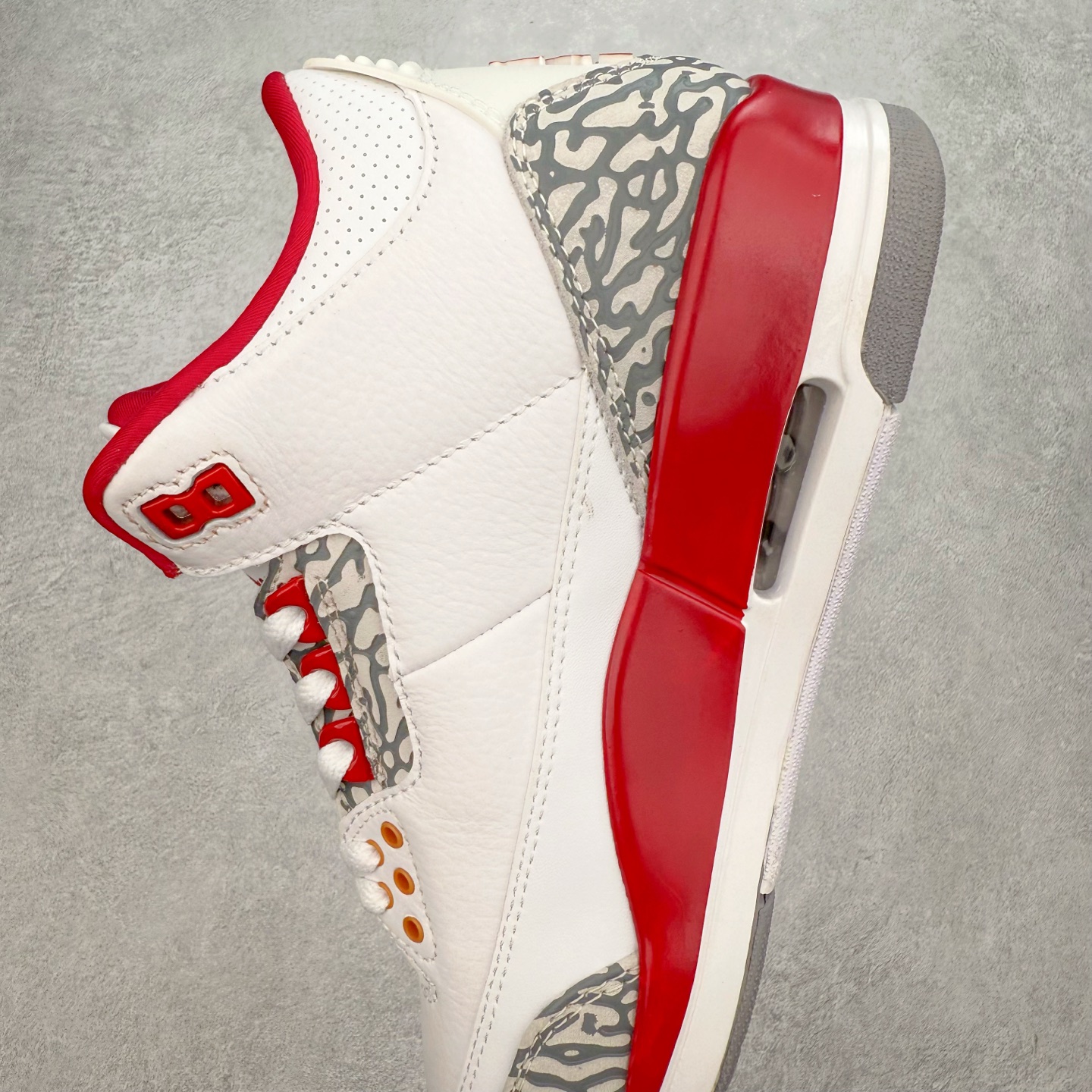 图片[7]-＃FQ福利特价 Air Jordan AJ3 系列 口碑大厂出品 原纸板楦头开发 定制优质皮料 完美鞋型匹配公司货 正确TPU鞋舌锁扣 最新原厂底模 大底卡色咬花完美 鞋柜必备鞋款 终端现货供应 尺码：40 40.5 41 42 42.5 43 44 44.5 45 46-选品中心