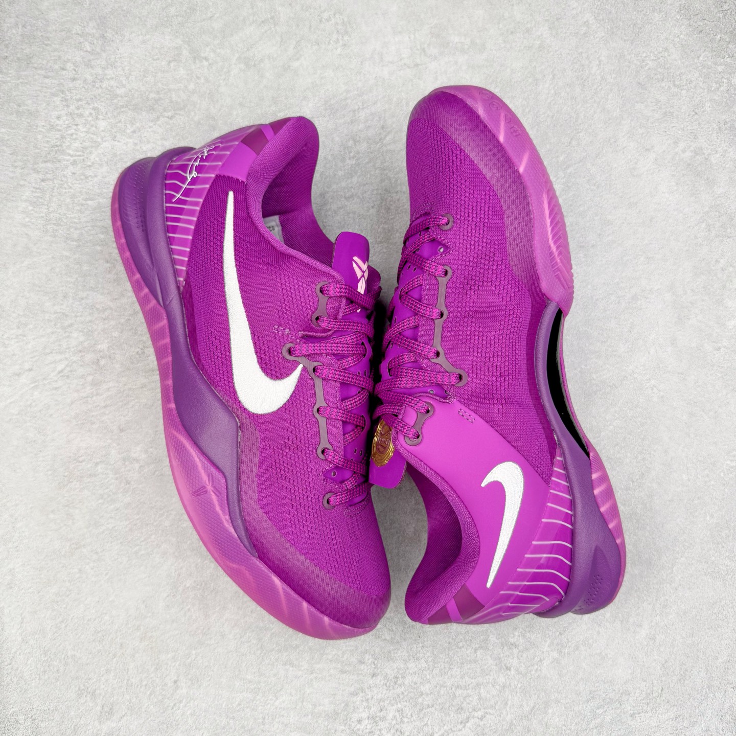 图片[3]-＃S2纯原 NK Zoom Kobe 8 科比八代 Eybl 紫色 HJ7265-500 React 科技鞋垫加持 实战配置直接拉满 原楦纸板开发 鞋身流线型、后跟塑形 区分土肥圆 原厂针织鞋面一针一线匹配原版 全身鞋材卡料色独家定制 唯一万针立体刺绣SWOOSH 真实底模最大48.5 实战利器 专供海外市场 尺码：40 40.5 41 42 42.5 43 44 44.5 45 46 47.5 48.5 （脚宽、脚胖 建议买大半码）-选品中心