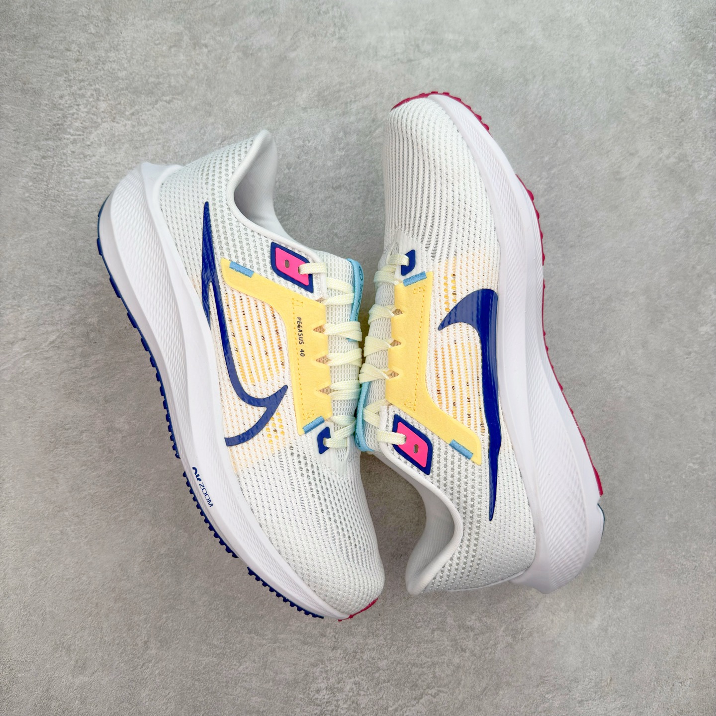 图片[3]-＃TG纯原 NK Zoom Pegasus 飞马40代马拉松系列网面透气缓震疾速跑鞋 独家渠道 市面未流通批次 奥莱直播间499 599一样的东西 碾压市面现存所有版本 公司一样的东西 超值回馈 帮你省钱 拥有 Zoom Air 一如既往的稳定感和流畅感 鞋面采用工程网眼设计 为特定高热区域营造出色透气性 进一步增加鞋面的穿孔数量 让足部能够快速散热 中足搭配 Flywire 飞线 在高速运动时营造舒适稳定的贴合感 内置Zoon气垫加持 动力十足 尺码：36 36.5 37.5 38 38.5 39 40 40.5 41 42 42.5 43 44 44.5 45-选品中心