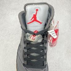 Off-White™ x Air Jordan Retro AJ5 OW联名黑蝉翼 DH8565-100 Off-White™ x Air Jordan Retro AJ5 OW联名黑蝉翼 DH8565-100