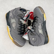 Off-White™ x Air Jordan Retro AJ5 OW联名黑蝉翼 DH8565-100 Off-White™ x Air Jordan Retro AJ5 OW联名黑蝉翼 DH8565-100