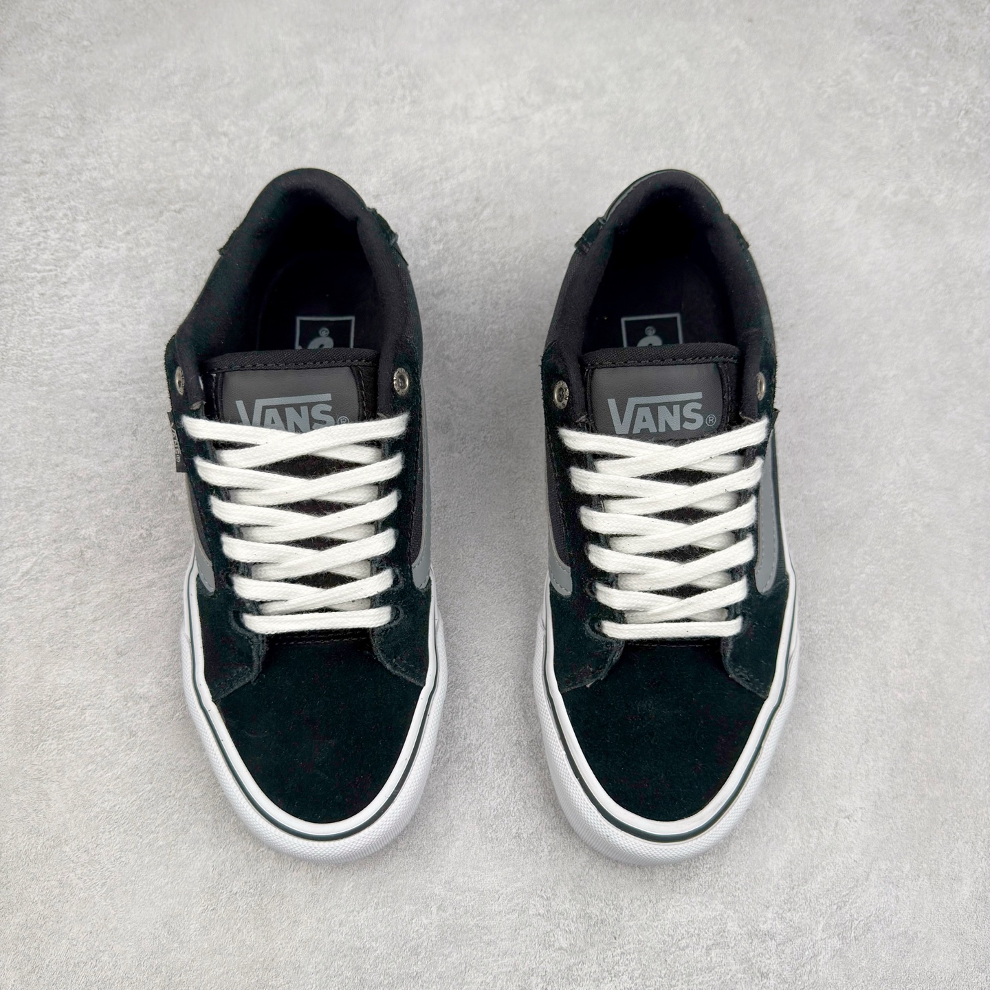 图片[2]-Vans Old Skool Faulkner 黑灰 范斯官方 防滑轻便低帮休闲滑板鞋 货号：VN0A34A4MKI 尺码：35 36 36.5 37 38 38.5 39 40 40.5 41 42 42.5 43 44-选品中心