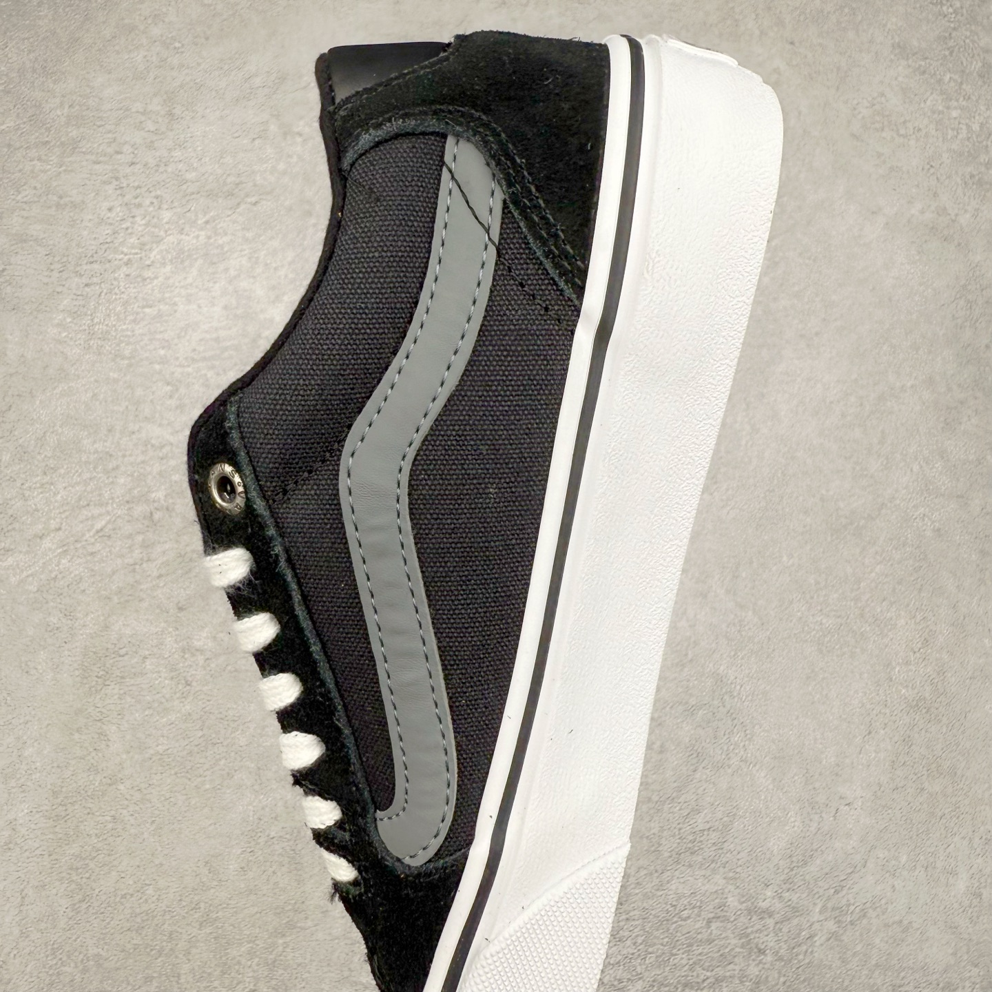 图片[7]-Vans Old Skool Faulkner 黑灰 范斯官方 防滑轻便低帮休闲滑板鞋 货号：VN0A34A4MKI 尺码：35 36 36.5 37 38 38.5 39 40 40.5 41 42 42.5 43 44-选品中心