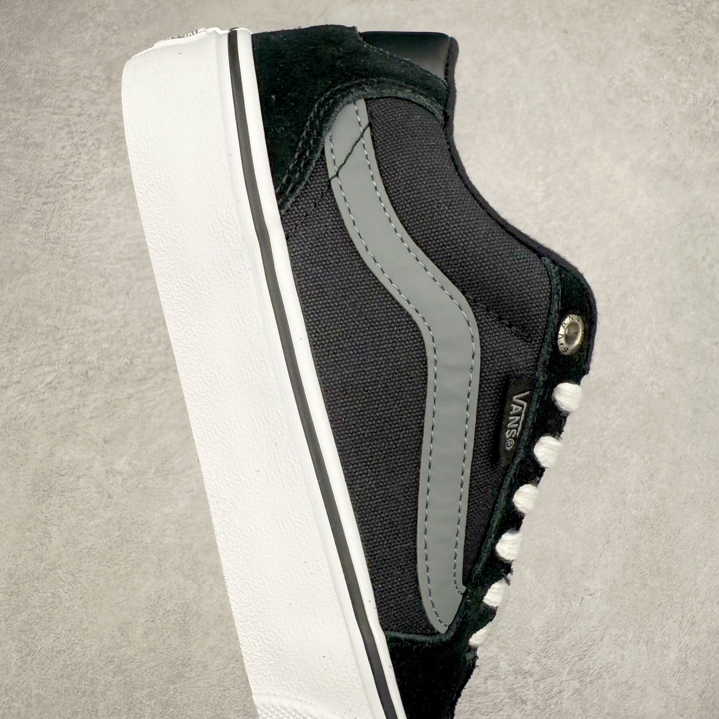 图片[6]-Vans Old Skool Faulkner 黑灰 范斯官方 防滑轻便低帮休闲滑板鞋 货号：VN0A34A4MKI 尺码：35 36 36.5 37 38 38.5 39 40 40.5 41 42 42.5 43 44-选品中心