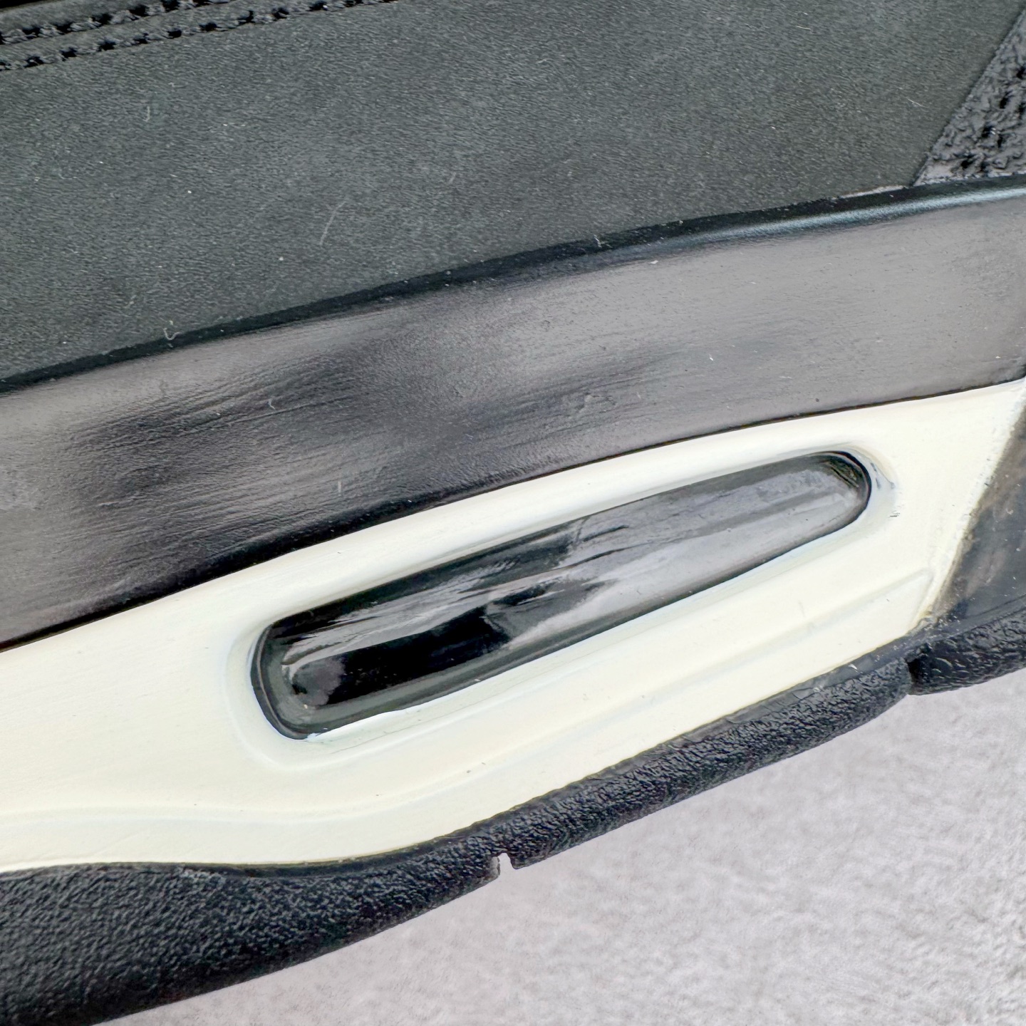 图片[19]-＃K版纯原 Nigel Sylvester x Air Jordan AJ4 Retro 联名黑魂 货号：HF4340-001 全新升级改良 原鞋原楦原纸板同源开发 完美呈现乔4的版型 内侧正确双色网格 还原细节 原厂皮料 正确气垫颜色 正确网格工艺 正确拉帮工艺 全鞋原装材料制作 原档案原模具打造 支持全方位与正品对比 尺码：40 40.5 41 42 42.5 43 44 44.5 45 46 47.5-选品中心