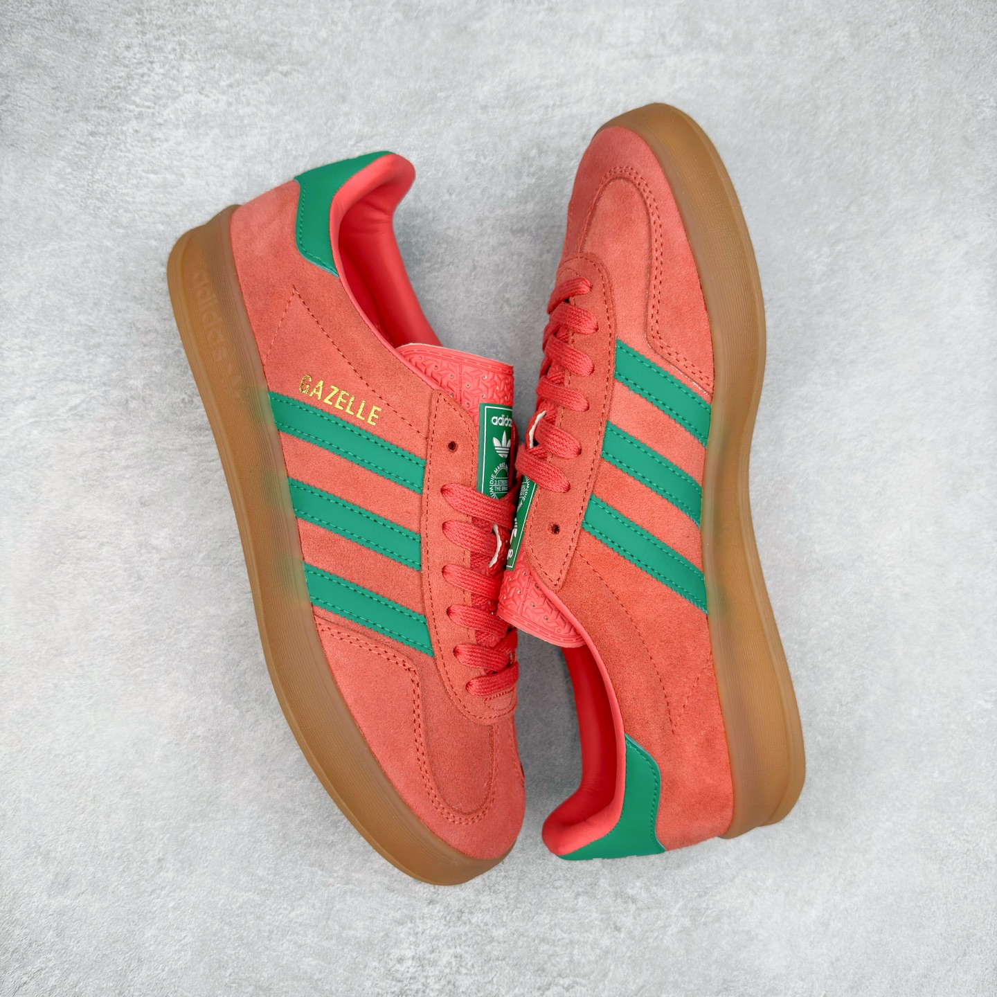图片[3]-AD Gazelle Indoor Trainers 羚羊内训系列低帮复古百搭休闲运动德训风板鞋 JH5407 90年代经典的复刻版！自60年代以足球训练鞋面世以来,Gazelle就以其经典设计席卷全球。1991年版本的复刻,再造经典Gazelle。采用皮革打造,搭配浊色细节,让这款经典更加简约。尺码：36 36⅔ 37⅓ 38 38⅔ 39⅓ 40 40⅔ 41⅓ 42 42⅔ 43⅓ 44⅓ 44⅔ 45-选品中心