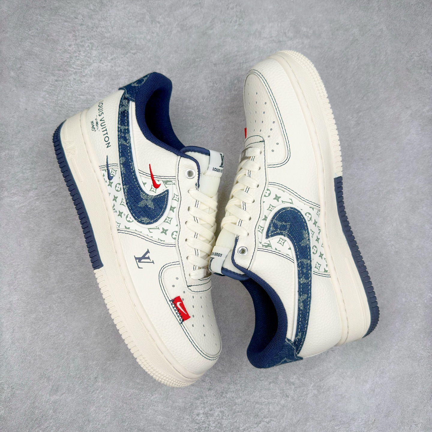 图片[3]-NK Air Force 1´07 Low 空军一号低帮百搭休闲运动板鞋 YX5066-342 柔软、弹性十足的缓震性能和出色的中底设计 横跨复古与现代的外型结合 造就出风靡全球 三十多年的Force 1 直到今天还深受青睐 实拍调校N版已经零色差零失真 百分百还原实物色彩所见即所得 不存在货不对板色差等低级问题 选购参考实物拍摄 不混卖不参货 只用心做好货严格选品 承诺混一赔十 尺码：36 36.5 37.5 38 38.5 39 40 40.5 41 42 42.5 43 44 44.5 45-选品中心