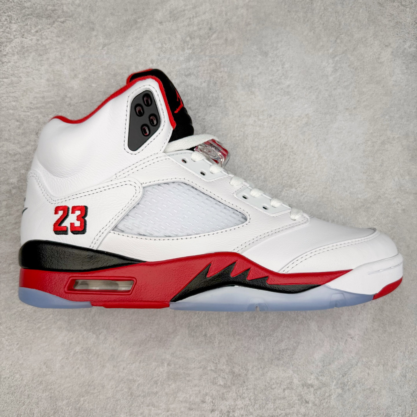 ＃纯原 Air Jordan AJ5 OG 火焰红HQ7978-101 SZ原厂全套原楦原纸板磨具开发 原厂皮料加持 原厂港宝加持定型后跟R度完美 同源原厂电绣 飞人针数密度立体效果一致 原厂拉帮手法 原厂配置纸衬高频鞋盒 原厂指令配双鞋带 原厂TPU网格鞋带扣 超高鞋面清洁度 最高QC检验标准 控制溢胶瑕疵 到手可放心比对发售原鞋 上脚百分百充正驾驭 尺码：40 40.5 41 42 42.5 43 44 44.5 45 46 47.5-选品中心