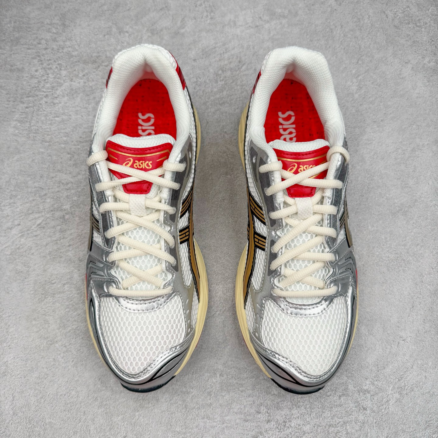 图片[2]-＃ZC总裁 Asics Gel-Kayano K14 亚瑟士系列复古舒适织物合成革减震防滑耐磨低帮休闲跑步鞋 市场顶级版本 原装纸板楦头开发 独家私模五层组合大底 原厂定制缓震硅胶加持 原盒原配 官方四联吊牌 一比一同步原鞋工艺和用料 鞋面原厂“三明治”多层网布 区别其他同价版本 鞋垫采用原厂OrthoLite欧索莱材质 非普通海玻璃鞋垫 后跟一样采用了GEL缓震胶 整体系列设计非常的科技感 锻炼跑步的同时让你一样时尚百搭 尺码：36 37 37.5 38 39 39.5 40 40.5 41.5 42 42.5 43.5 44 44.5 45 46-选品中心