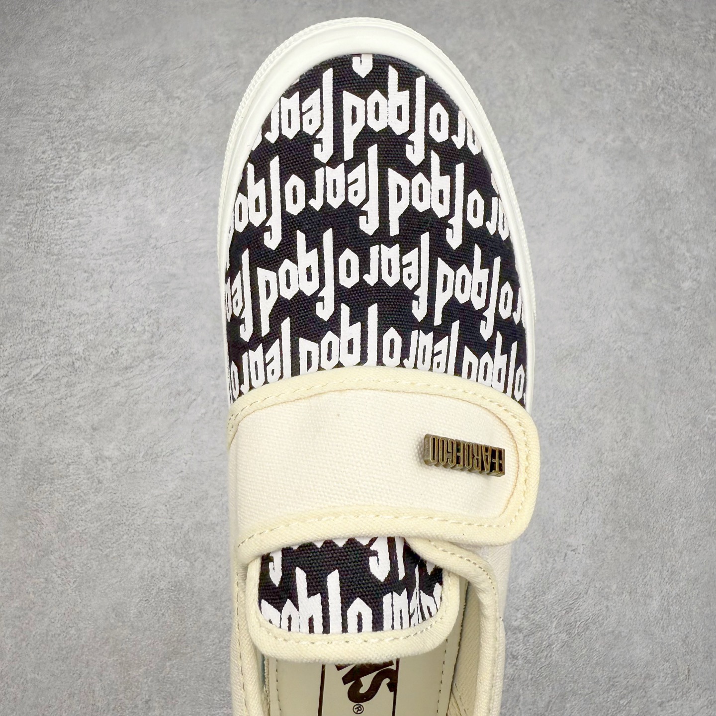 图片[4]-Fear of Fog x Vans Slip-On 47 V DX FOG联名高街黑白棋盘格懒人魔术贴一脚蹬帆布鞋 货号：VN0A3J9FPZR 尺码：35-44（36.5 38.5 40.5 42.5）-选品中心