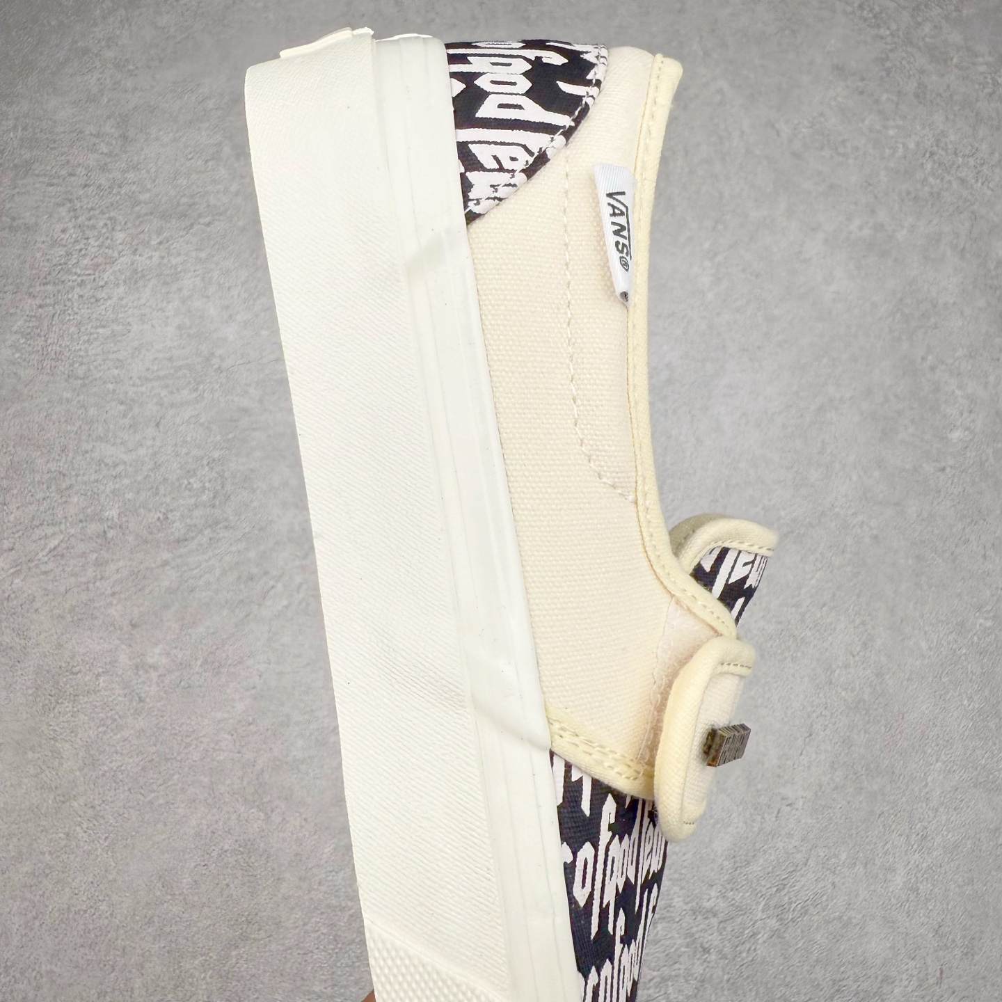 图片[6]-Fear of Fog x Vans Slip-On 47 V DX FOG联名高街黑白棋盘格懒人魔术贴一脚蹬帆布鞋 货号：VN0A3J9FPZR 尺码：35-44（36.5 38.5 40.5 42.5）-选品中心