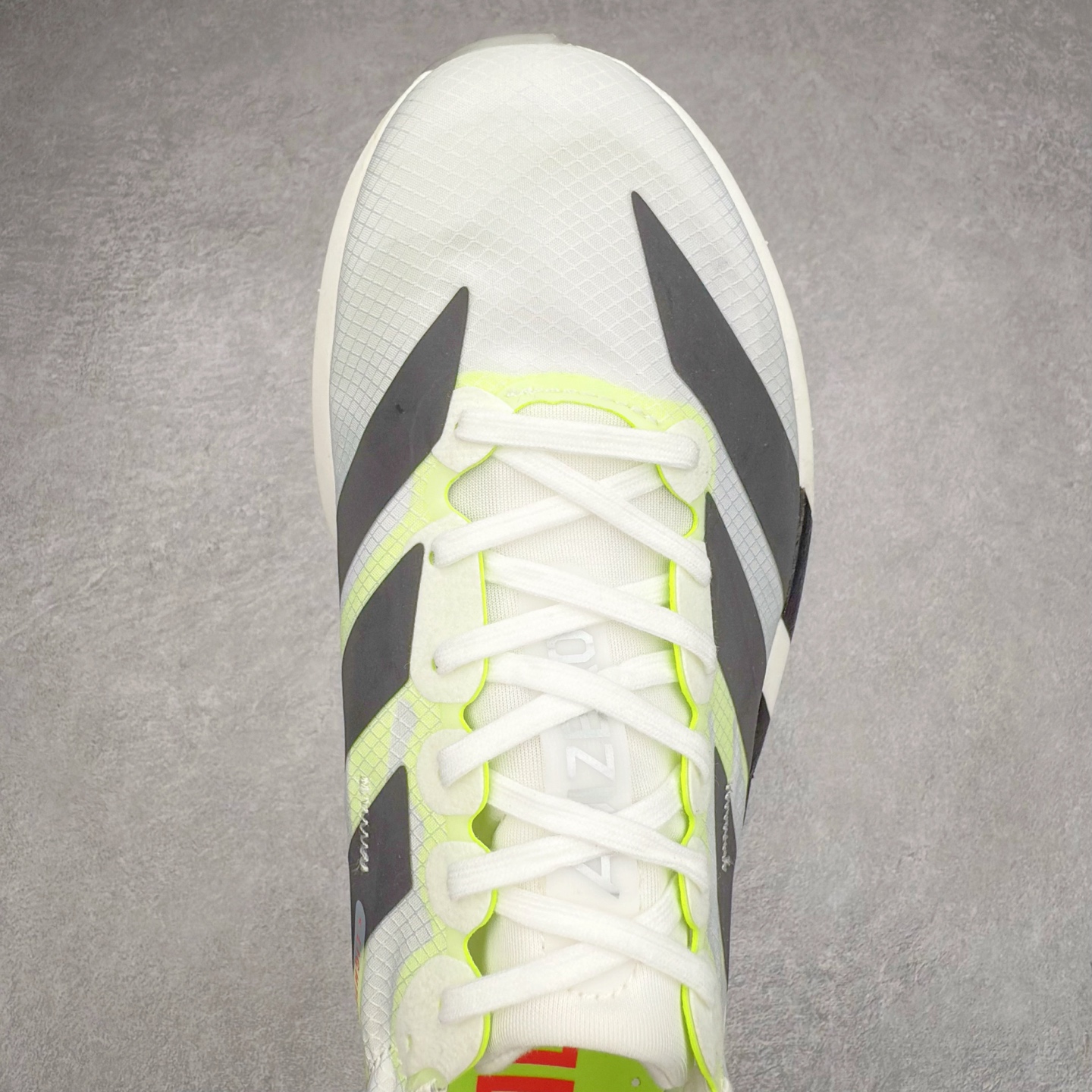 图片[4]-AD Adizero Adios 9 M 阿迪超轻透气缓震跑鞋 IF9419 马牌橡胶大底+超临界爆米花中底+尼龙抗扭片 此款是ADIOS系列最轻的鞋 41 单只170克 整体外观造型与adiZero Adios Pro EVO 1非常相似 中底配置方面搭载全掌Lightstrike Pro 鞋面采用透气网面示人 契合日常训练鞋的定位 更加耐用 外底给到了马牌橡胶 及上代竞速旗舰adidas Adizero Adios Pro 3区域分布 尺码：36 36.5 37 38 38.5 39 40 40.5 41 42 42.5 43 44 44.5 45-选品中心