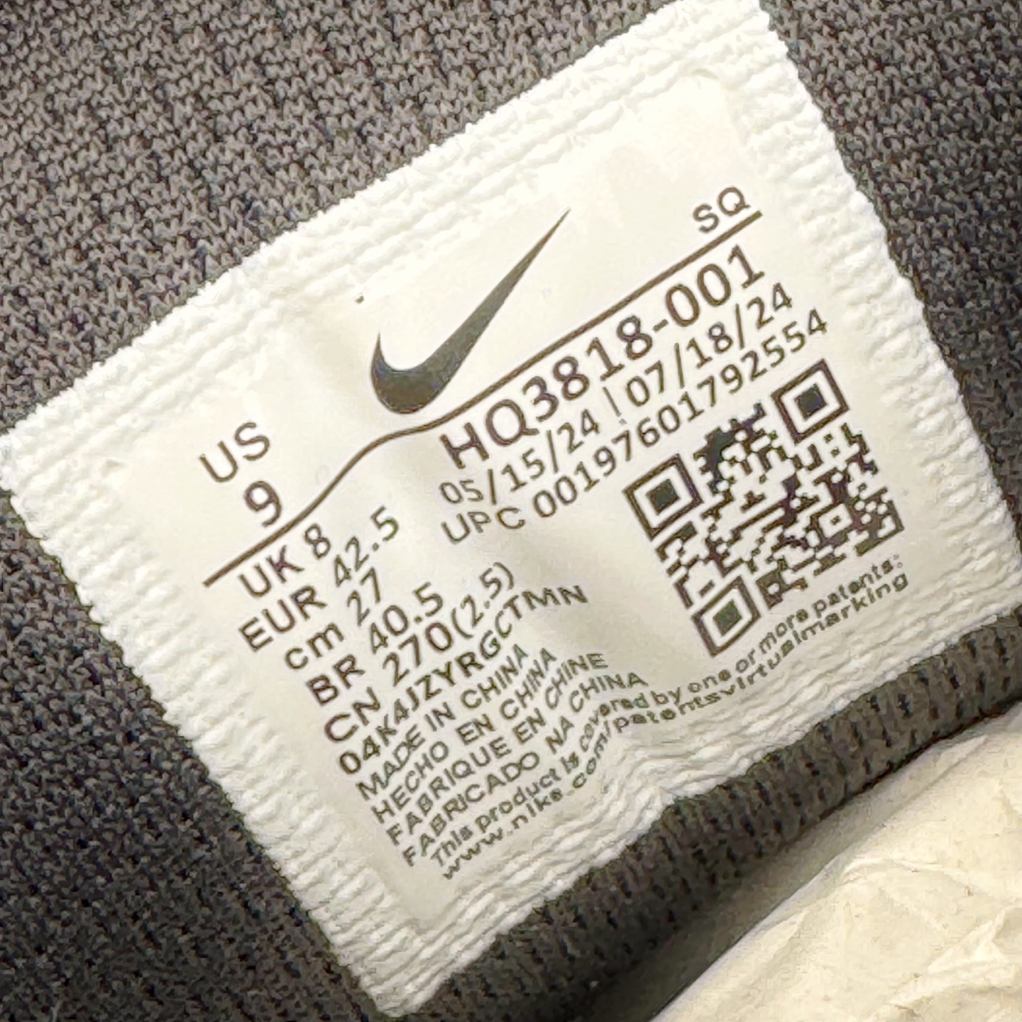 图片[12]-＃A1 NK P-6000 系列低帮复古老爹风休闲运动舒适慢跑鞋 HQ3818-001 购入原鞋原装纸板楦头开发 独家私模四层组合大底 市场唯一正确版本 良心定价 新配色陆续出货 进口三文治网面 融合 Pegasus 过往运动鞋设计 助力 21 世纪早期跑步运动跃升时尚新高度 采用透气网眼布、运动风格线条和耐穿覆面 兼具吸睛外观和舒适感受 中底泡绵以田径赛道为灵感 打造厚实设计 缔造出众缓震性能 尺码：36 36.5 37.5 38 38.5 39 40 40.5 41 42 42.5 43 44 44.5 45 46-选品中心