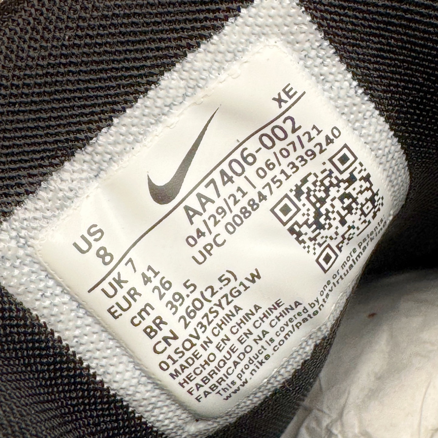 图片[12]-＃TG纯原 NK Zoom Winflo 5 简约舒适织物减震防滑耐磨低帮休闲跑步鞋 AA7406-002 泰光Zp特供批次 市面唯一支持实战的跑鞋 原档案数据原厂网纱 正确高频花纹 前后掌内置Zoom Air气垫 原装MD大底 脚感完美还原 原盒原配 QC检验、钢印 俱全 原底科技 同步原版 脚感堪比Boost 实拍调校N版已经零色差零失真 百分百还原实物色彩所见即所得 不存在货不对板色差等低级问题 选购参考实物拍摄 不混卖不参货 只用心做好货严格选品 承诺混一赔十 尺码：36 36.5 37.5 38 38.5 39 40 40.5 41 42 42.5 43 44 44.5 45-选品中心