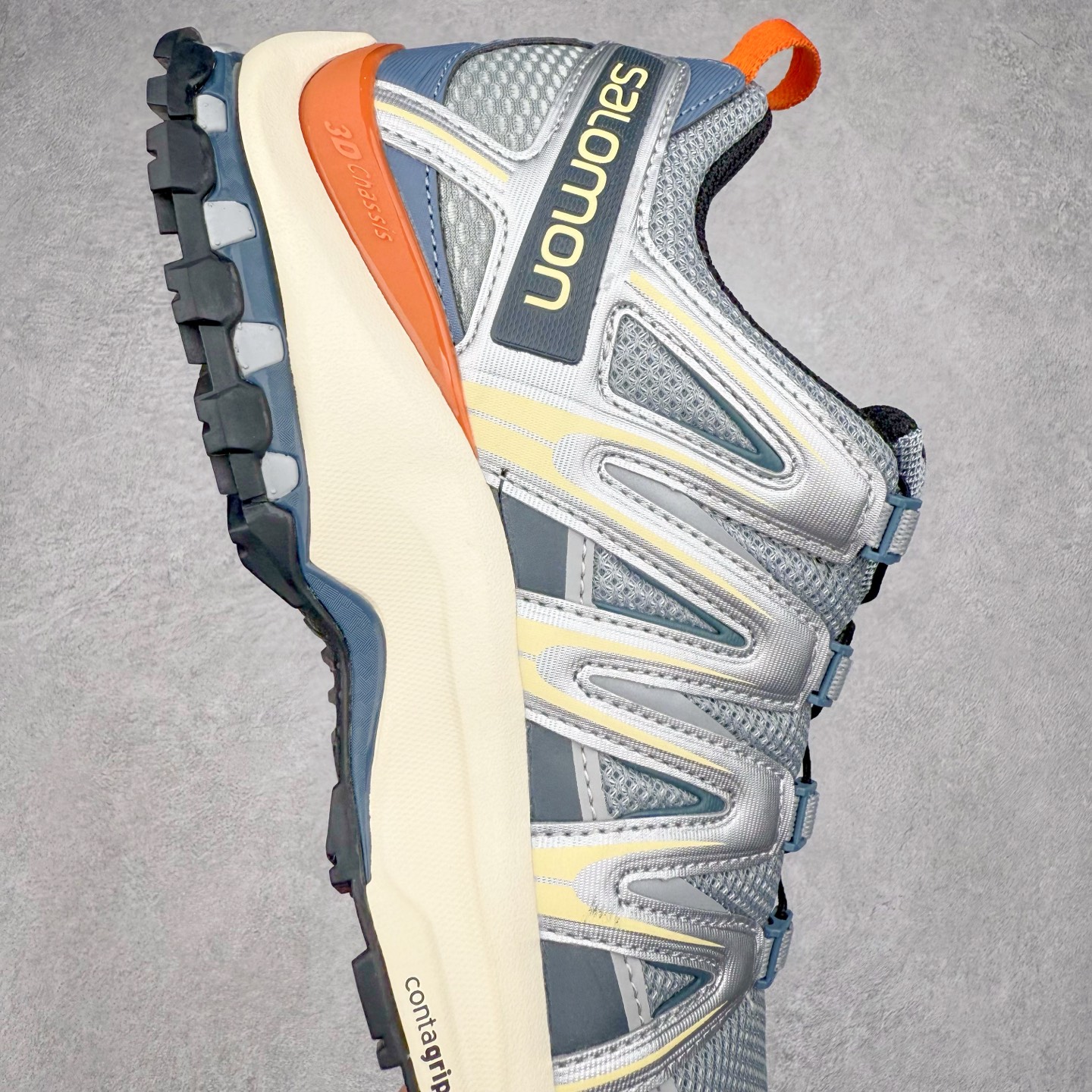 图片[6]-＃HP纯原 SALOMON XA Pro 3D ADV 萨洛蒙潮流越野机能户外功能鞋 虎扑平台特供订单 耗时半年巨作 全套原纸板楦头开发 原厂特供网布配套加持 确保原汁原味 完美呈现版型 原档数据独家私模五层组合大底 男女鞋同步官方开发至46.5 原装Ortholite轻量化鞋垫 中底布带钢印编号 原厂TPU锁扣 进口港宝加持 后跟自然饱满 还原公司包裹性 鞋面采用SENSIFT贴合技术 全方位贴合包裹脚型 鞋跟部鞋底牵引设计 提供强大的抓地性能 更适应野外崎岖不平的道路 其3D ADVANCED CHASSIS底盘 材料轻量大化 钉齿设计更具稳定性 防护性 鞋底易磨损区运用CONTAGRIP高耐磨材料 应对城市硬质路面长距离跑考验 尺码：36 36.5 37.5 38 38.5 39 40 40.5 41 42 42.5 43 44 44.5 45 46 46.5-选品中心