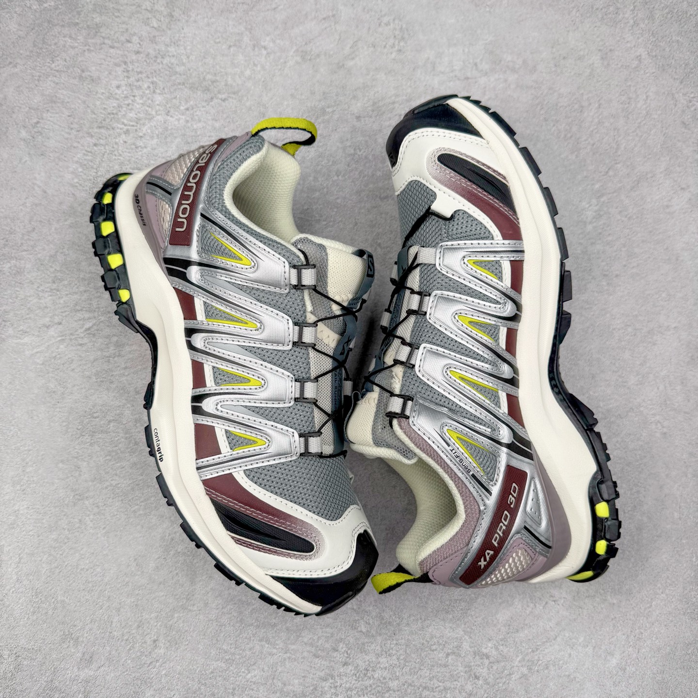 图片[3]-＃HP纯原 SALOMON XA Pro 3D ADV 萨洛蒙潮流越野机能户外功能鞋 虎扑平台特供订单 耗时半年巨作 全套原纸板楦头开发 原厂特供网布配套加持 确保原汁原味 完美呈现版型 原档数据独家私模五层组合大底 男女鞋同步官方开发至46.5 原装Ortholite轻量化鞋垫 中底布带钢印编号 原厂TPU锁扣 进口港宝加持 后跟自然饱满 还原公司包裹性 鞋面采用SENSIFT贴合技术 全方位贴合包裹脚型 鞋跟部鞋底牵引设计 提供强大的抓地性能 更适应野外崎岖不平的道路 其3D ADVANCED CHASSIS底盘 材料轻量大化 钉齿设计更具稳定性 防护性 鞋底易磨损区运用CONTAGRIP高耐磨材料 应对城市硬质路面长距离跑考验 尺码：36 36.5 37.5 38 38.5 39 40 40.5 41 42 42.5 43 44 44.5 45 46 46.5-选品中心