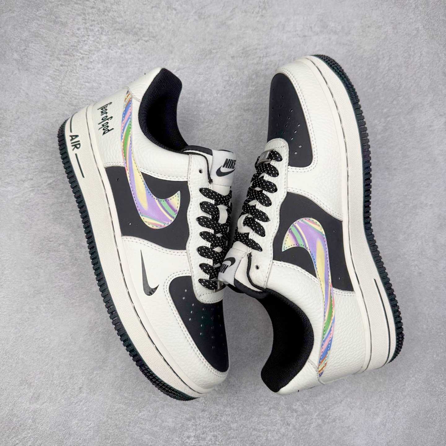 图片[3]-NK Air Force 1´07 Low 空军一号低帮百搭休闲运动板鞋 LW9279-011 柔软、弹性十足的缓震性能和出色的中底设计 横跨复古与现代的外型结合 造就出风靡全球 三十多年的Force 1 直到今天还深受青睐 实拍调校N版已经零色差零失真 百分百还原实物色彩所见即所得 不存在货不对板色差等低级问题 选购参考实物拍摄 不混卖不参货 只用心做好货严格选品 承诺混一赔十 尺码：36 36.5 37.5 38 38.5 39 40 40.5 41 42 42.5 43 44 44.5 45-选品中心