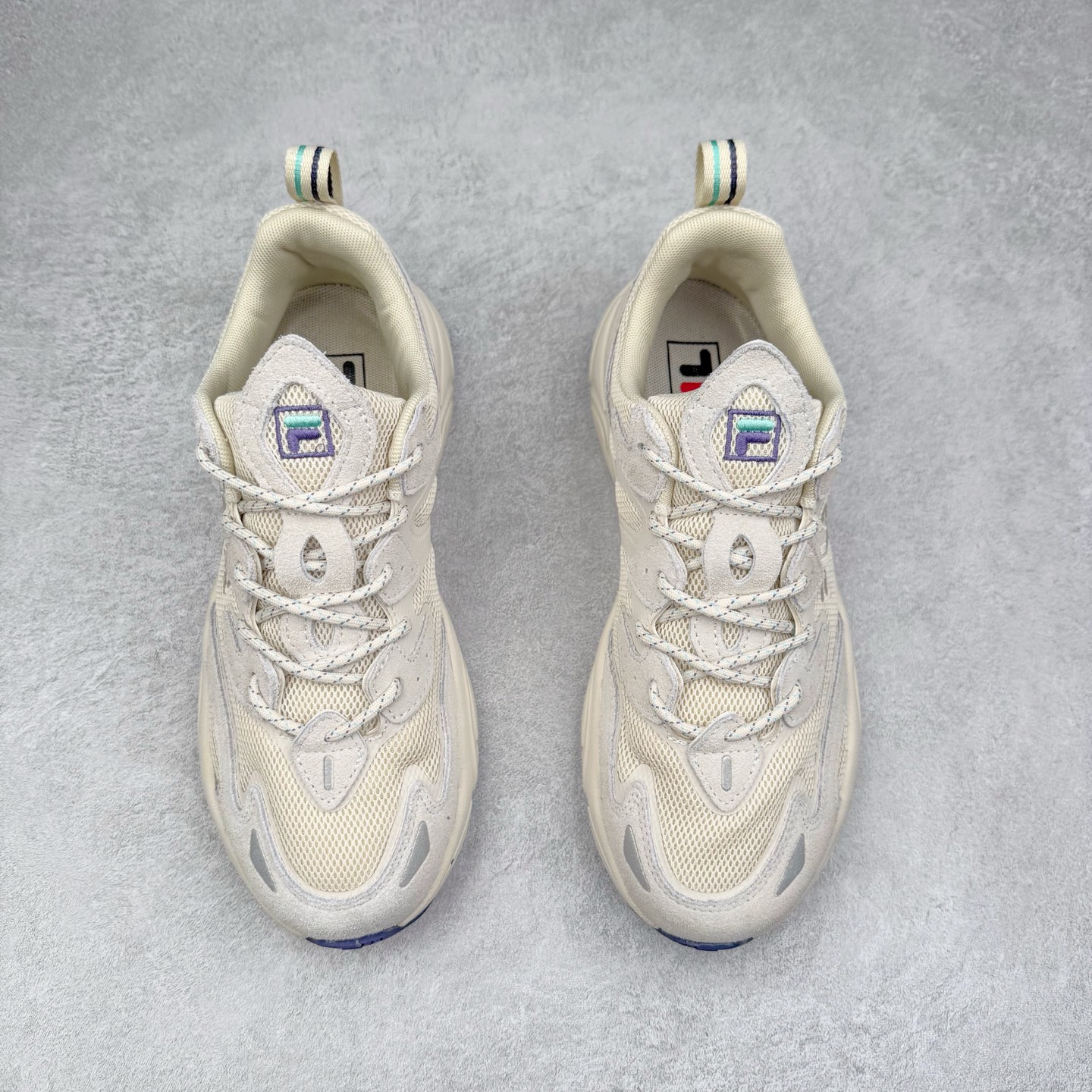 图片[2]-FILA SKIIPPER 斐乐火星2.0减震防滑网面老爹鞋 复古风重现 原鞋开版定制 正品同步鞋材 皮革拼接麂皮 搭配透气网布 主打复古潮流 白粉紫撞色设计 视觉冲击十足 超厚EVA软底设计 轻量舒适脚感 附带内增高效果 妥妥仙女款 完美上脚体验 女神必入单品 强烈推荐 尺码：35.5 36 36.5 37.5 38 38.5 39 40 40.5 41 42 42.5 43 44 44.5 45 45.5-选品中心