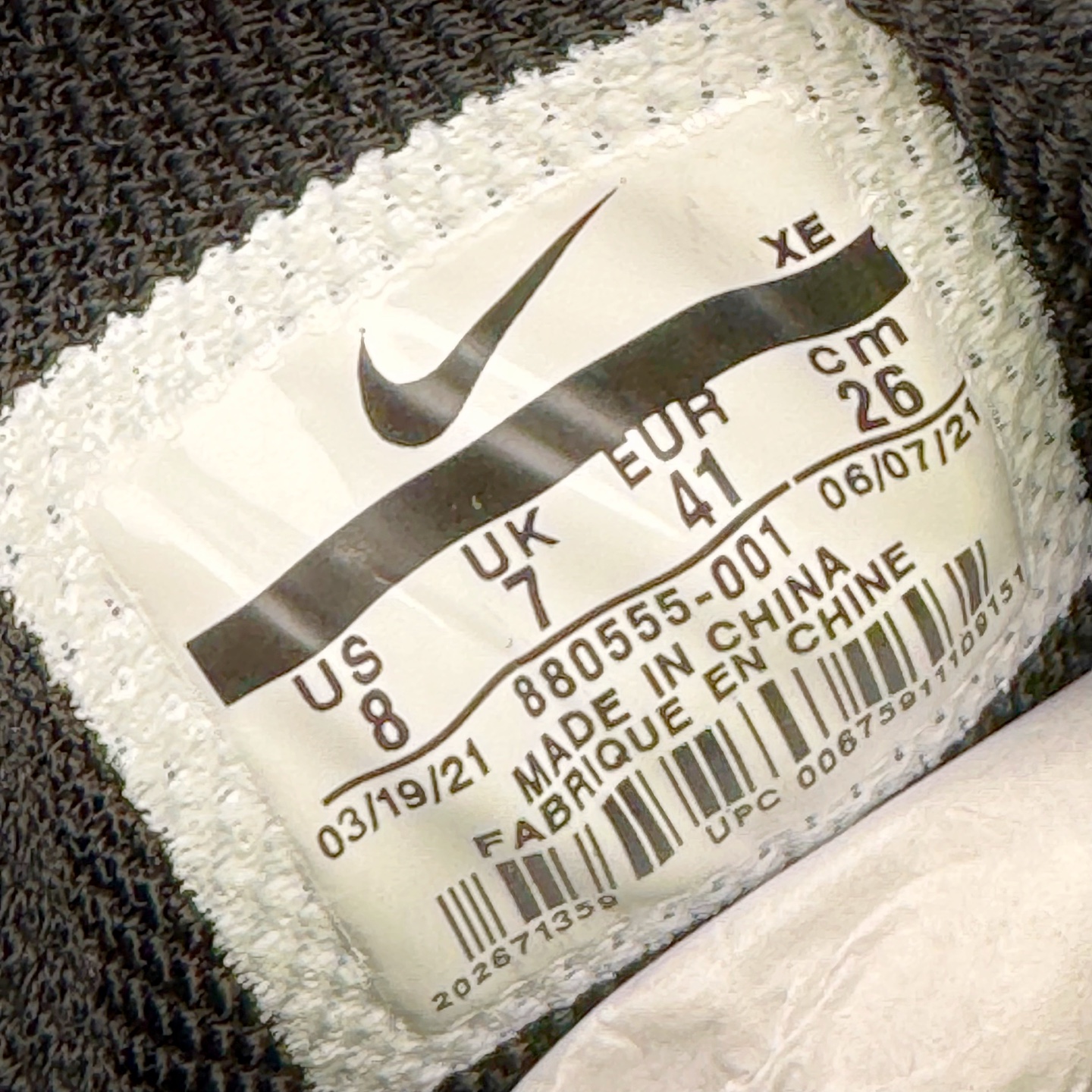 图片[11]-＃TG纯原 NK Pegasus 34 飞马34舒适低帮马拉松跑步鞋 黑白 880555-001 泰光Zp特供批次 市面唯一支持实战的跑鞋 原档案数据原厂网纱 正确高频花纹 前后掌内置Zoom Air气垫 原装MD大底 脚感完美还原 原盒原配 QC检验、钢印 俱全 原底科技 同步原版 脚感堪比Boost 实拍调校N版已经零色差零失真 百分百还原实物色彩所见即所得 不存在货不对板色差等低级问题 选购参考实物拍摄 不混卖不参货 只用心做好货严格选品 承诺混一赔十 尺码：36 36.5 37.5 38 38.5 39 40 40.5 41 42 42.5 43 44 44.5 45-选品中心